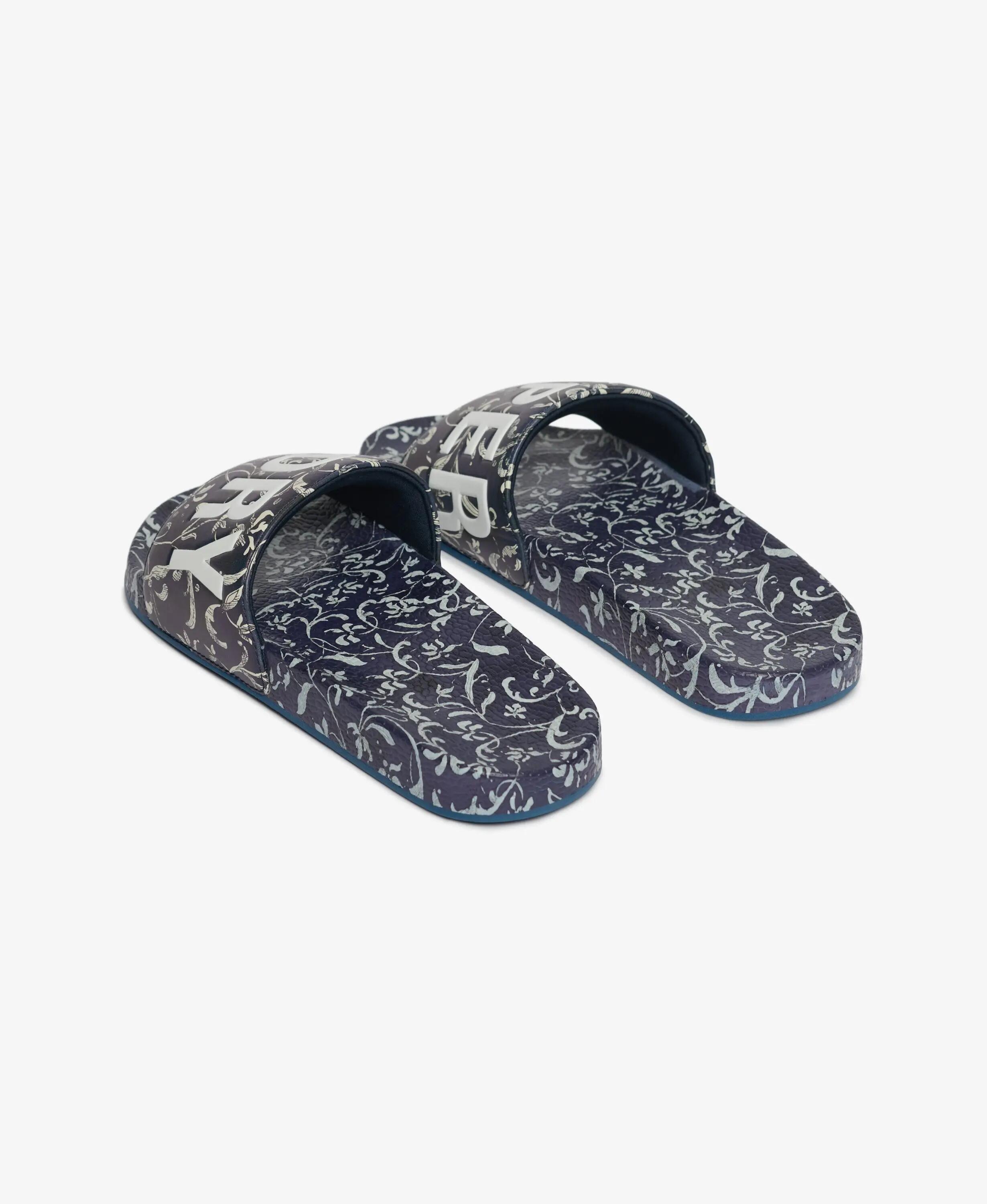 superdry Ciabatte da piscina con stampa integrale – Gardenia Sketch Navy 4/7