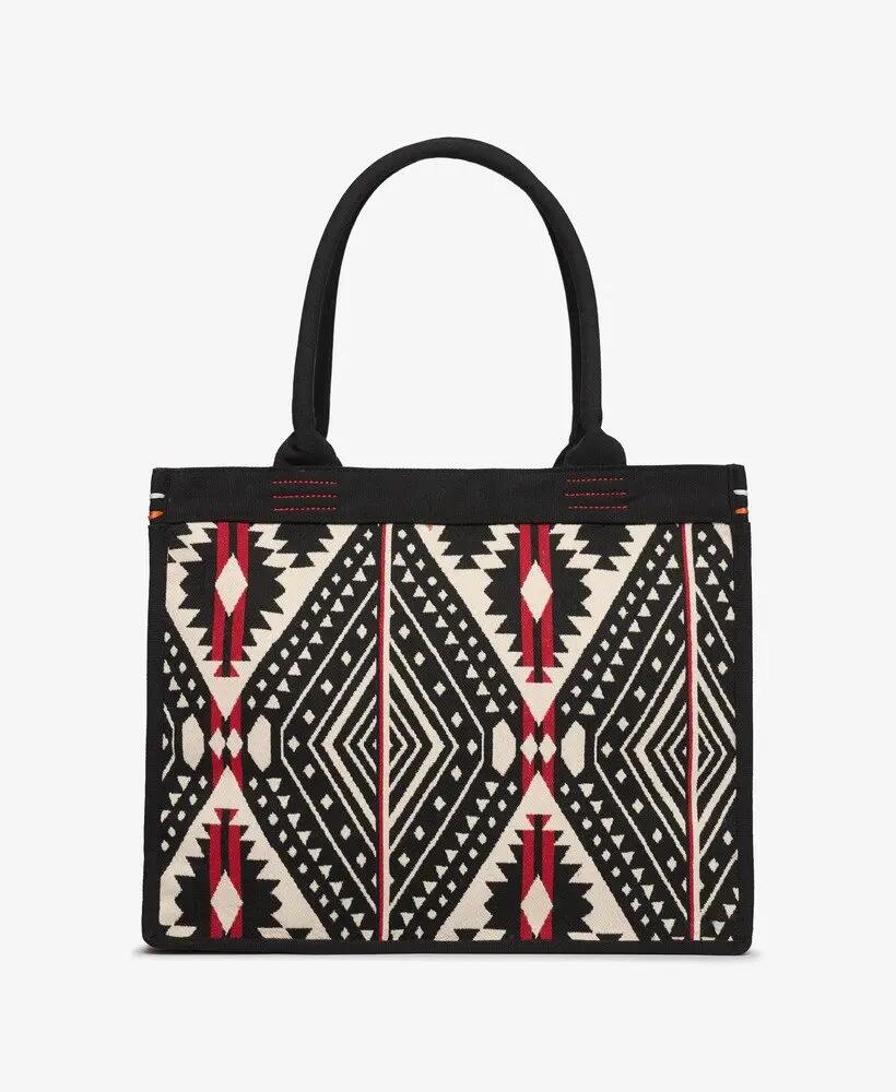 superdry Luxe geborduurde Tote Bag Black Multi 5/5