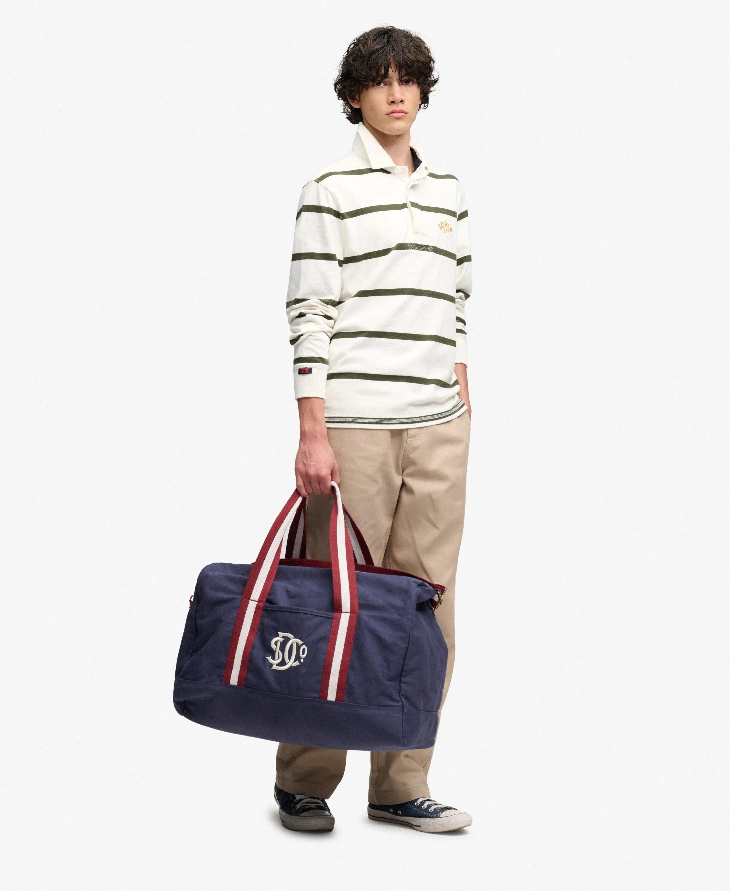 superdry Borsa Weekender Athletic Essentials in tela - CLASSIC NAVY 6/6