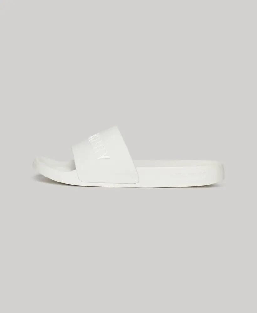 superdry Vegane Pool-Slider mit Logo – OPTIC/OPTIC 2/4