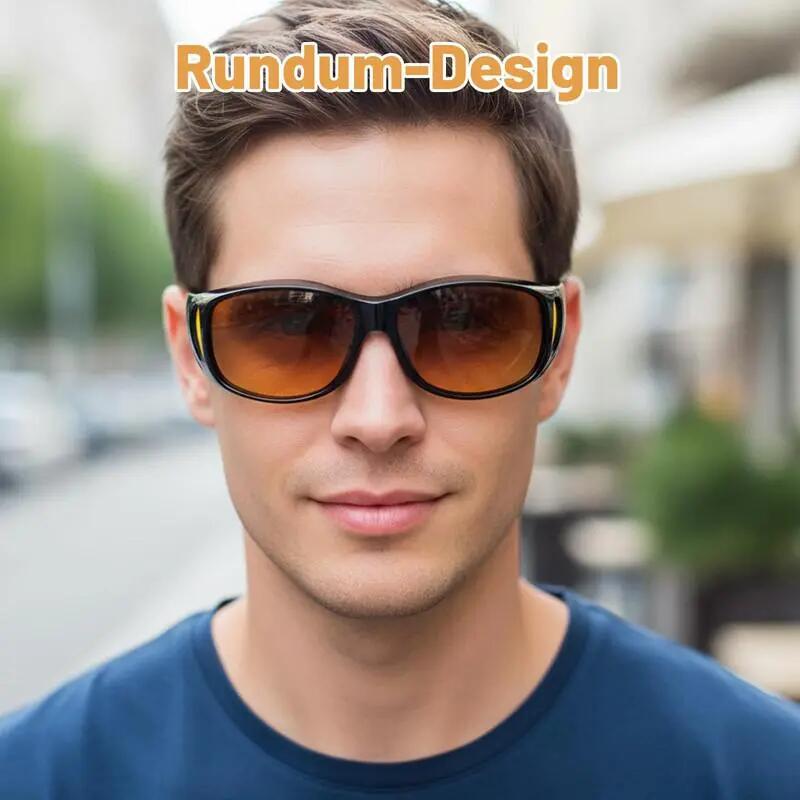 Lot de 3 lunettes de vision nocturne - Lunettes de conduite - Lunettes anti-buée 5/6
