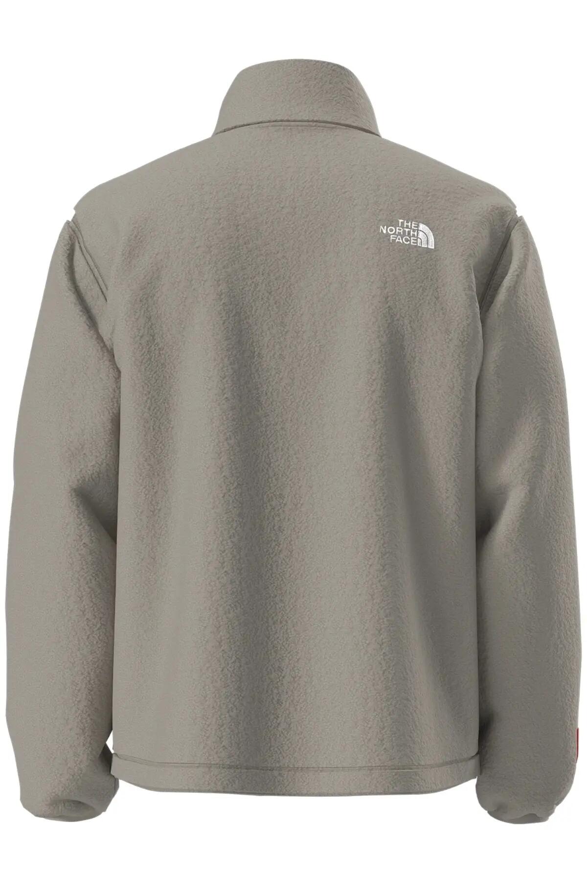 Jaqueta The North Face Modelo M Tnf Fleeski Fz Jacket Cor Bege 5/5