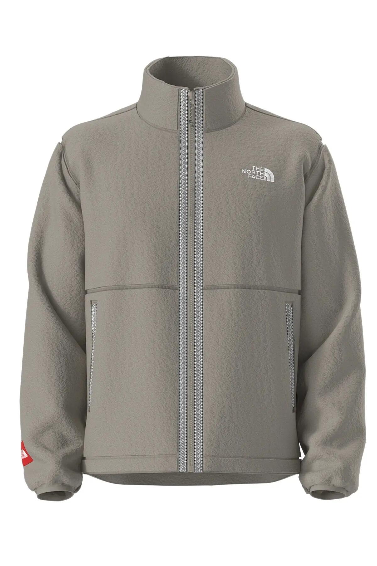 Jaqueta The North Face Modelo M Tnf Fleeski Fz Jacket Cor Bege 4/5