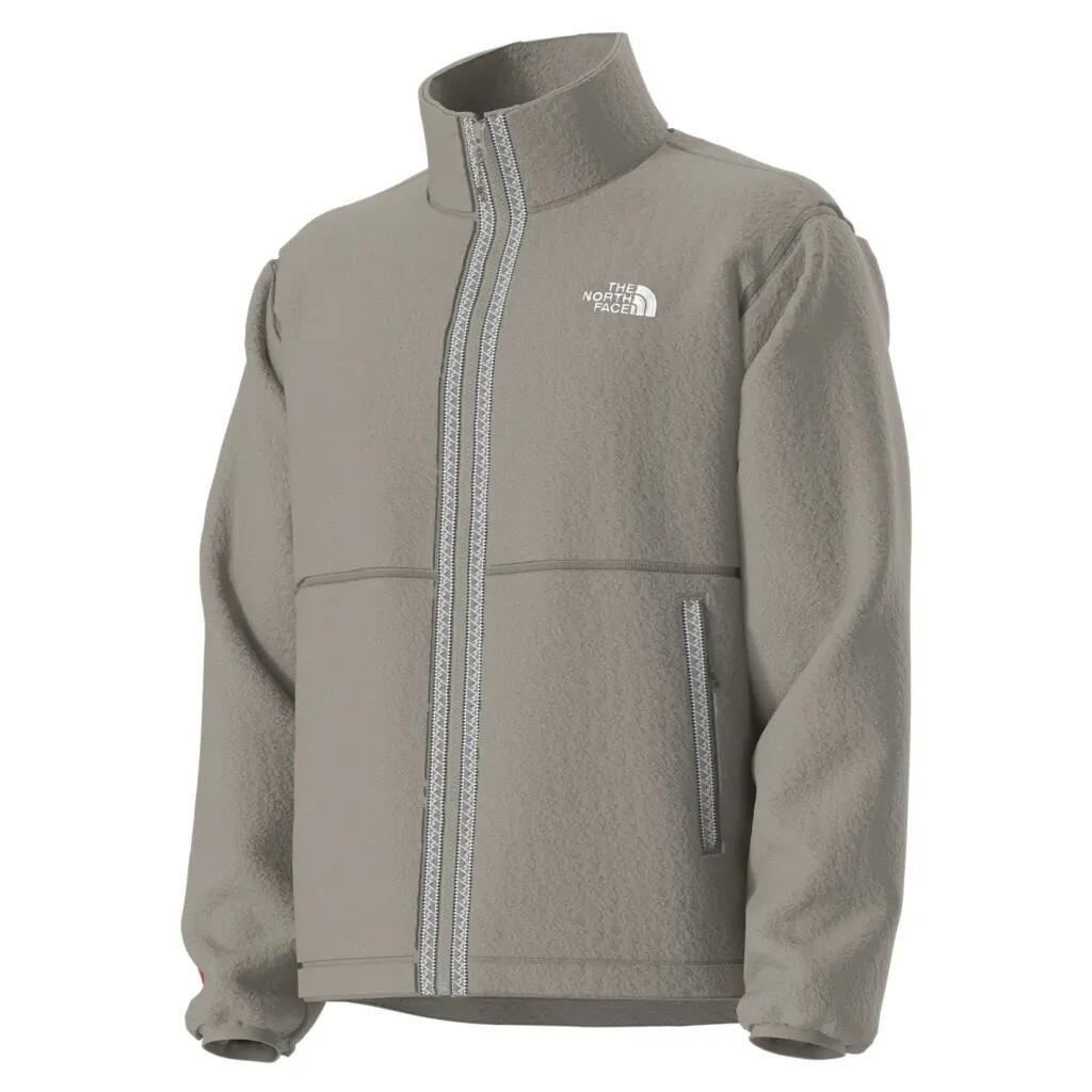 Jaqueta The North Face Modelo M Tnf Fleeski Fz Jacket Cor Bege 2/5