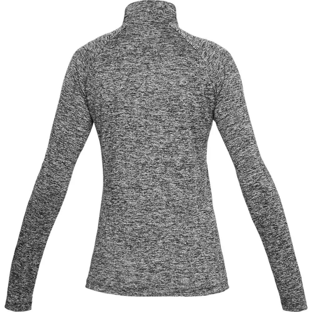 Felpa in Pile Under Armour W Tech Twist ½ Zip Nera 7/7
