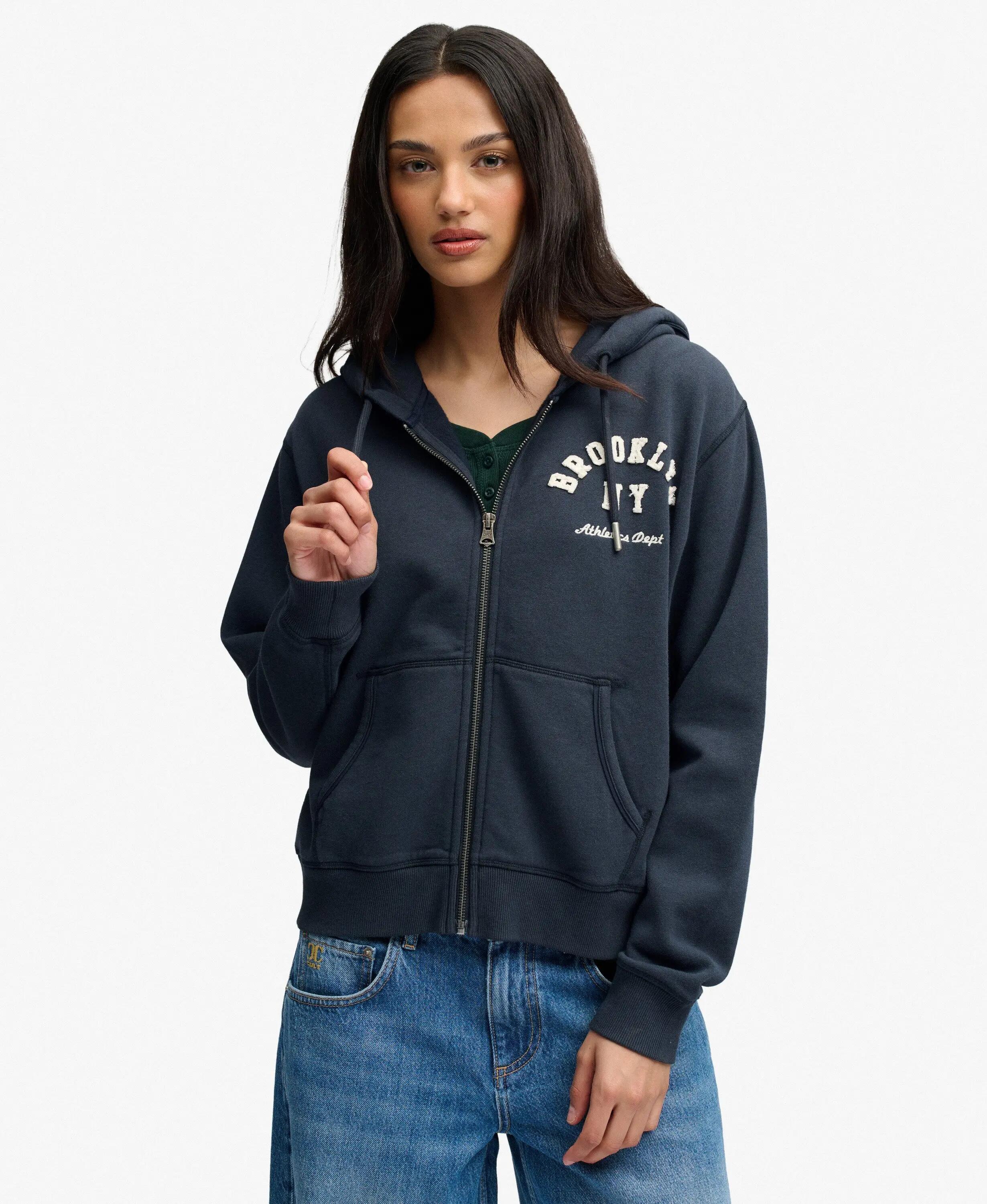 Sweatshirt à capuche zippée femme Superdry Athletic Essential 5/7