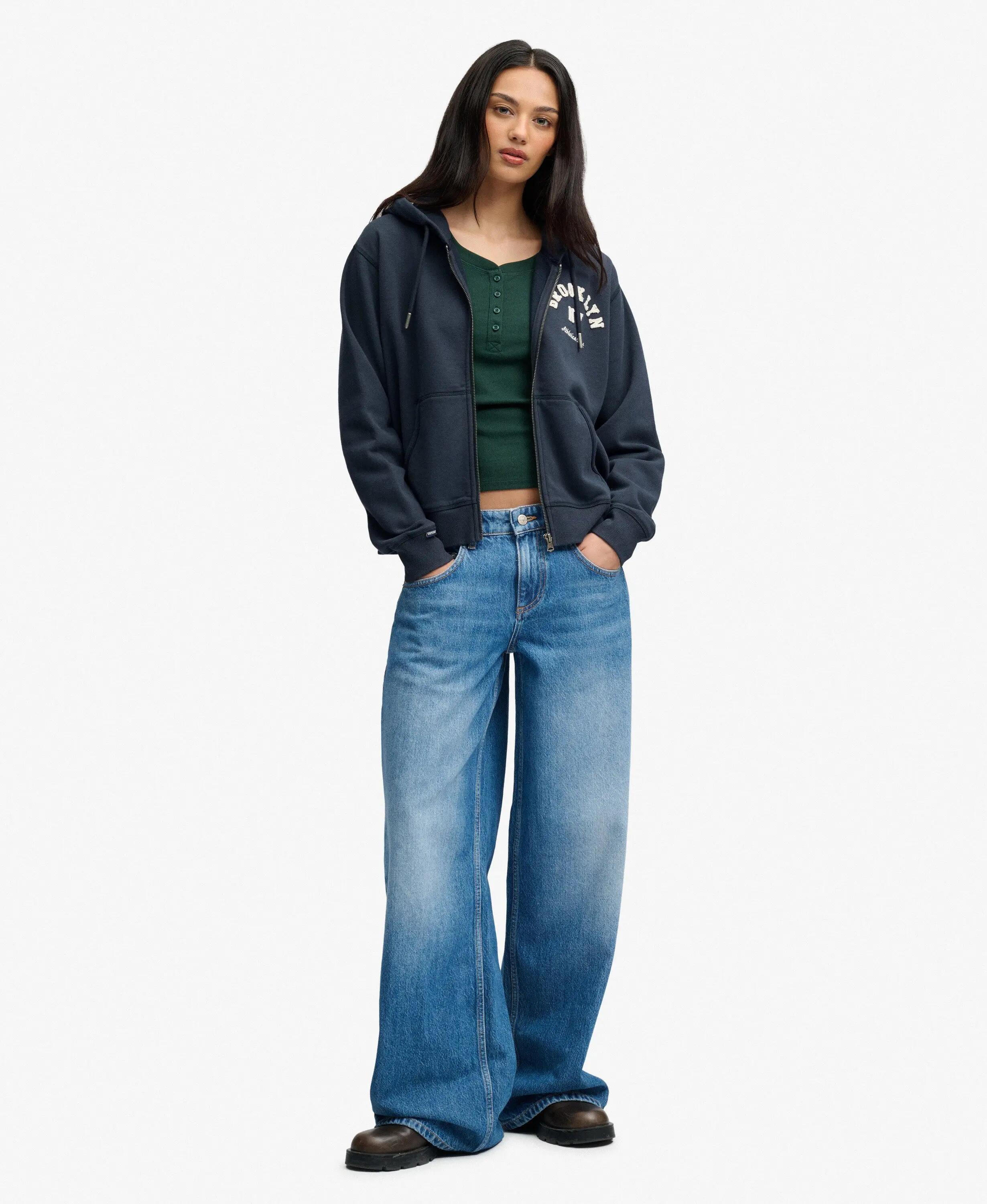 Sweatshirt à capuche zippée femme Superdry Athletic Essential 3/7