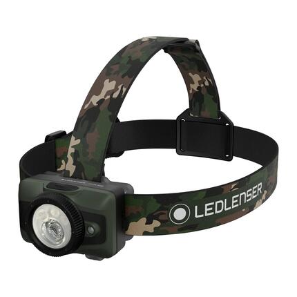Stirnlampe HF7R RGB, wiederaufladbar, 1200lm, 210m, IP67, USB-C, camo