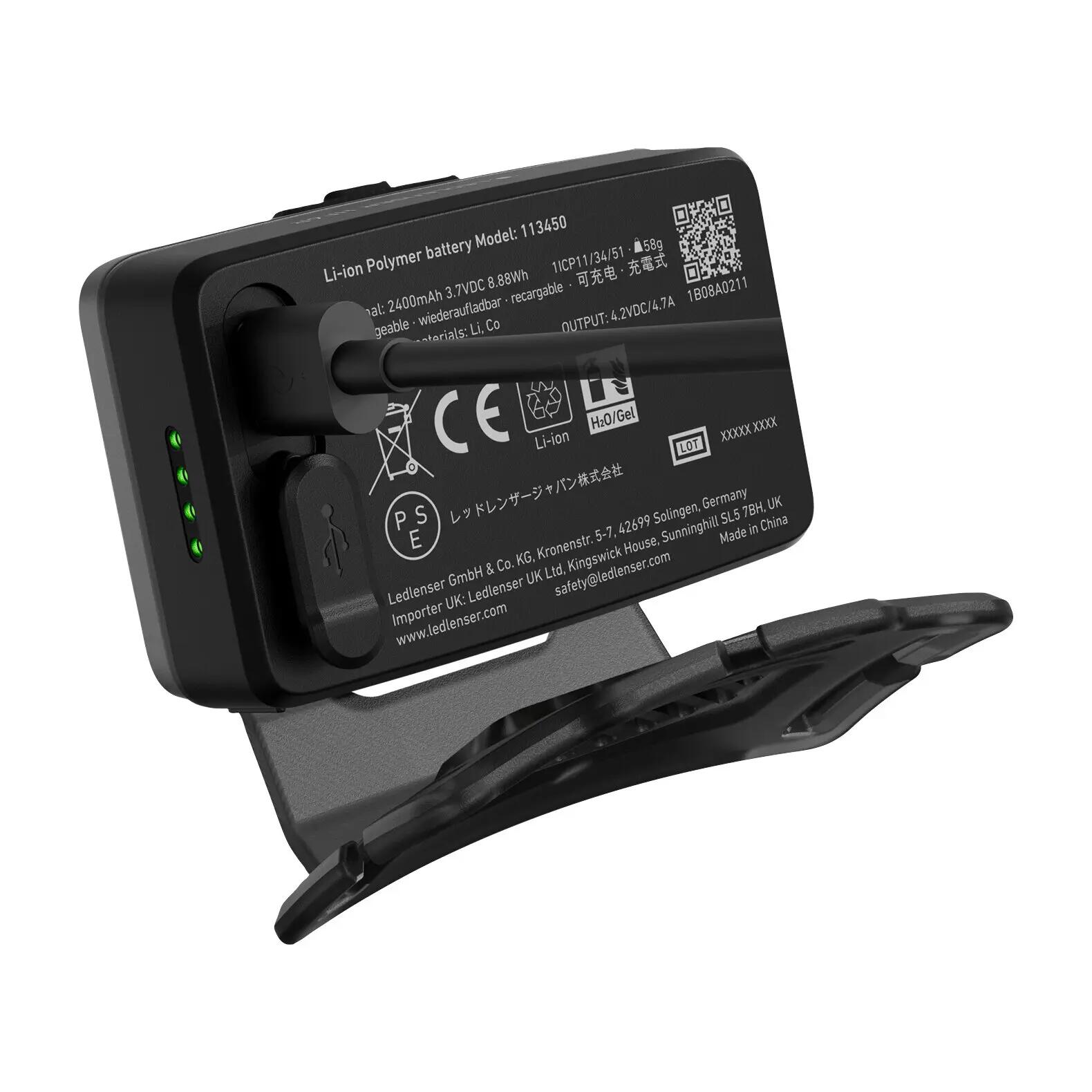Stirnlampe HF6R RGB, Wiederaufladbar, 900lm, Leuchtweite 180m, IP67, camo 4/7