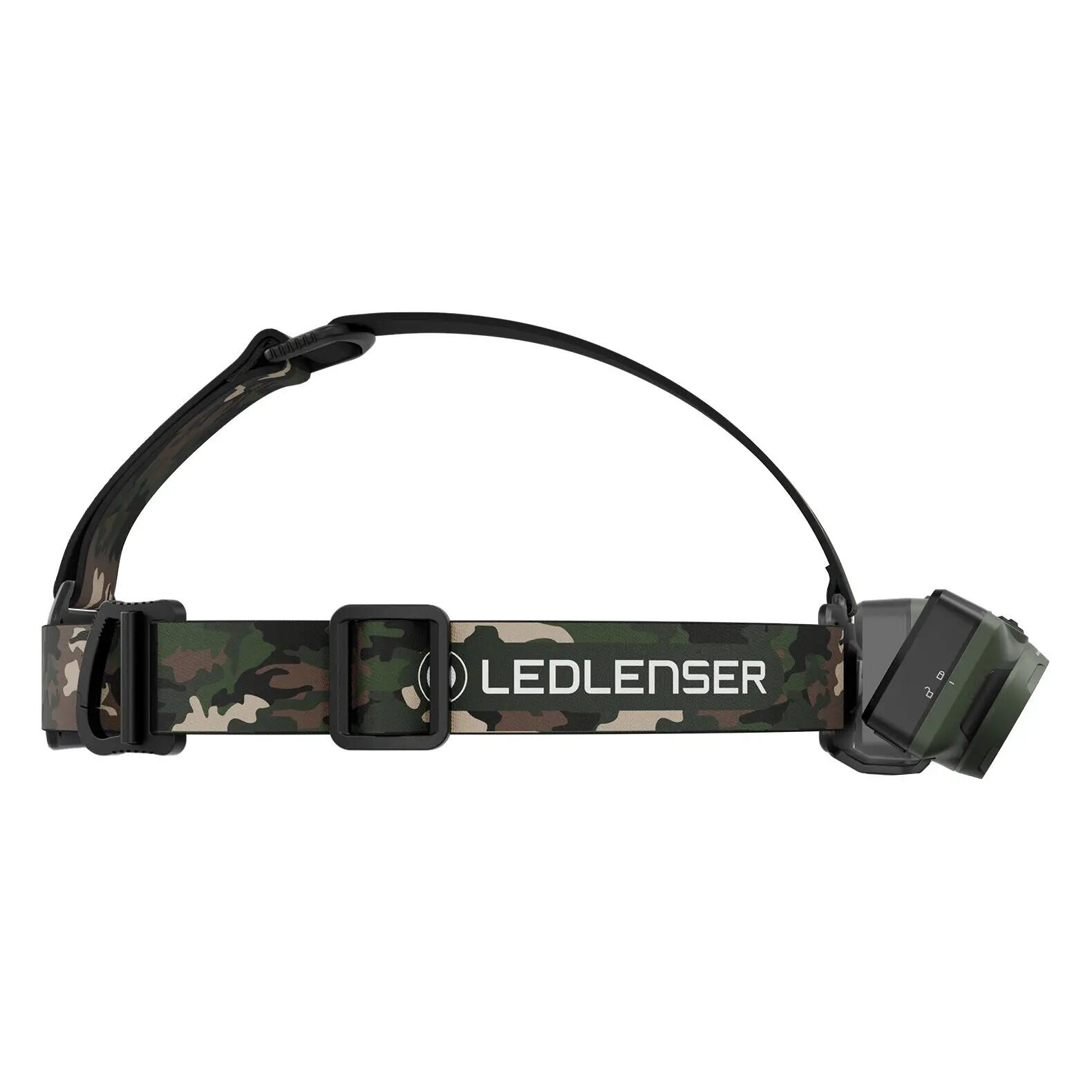 Stirnlampe HF6R RGB, Wiederaufladbar, 900lm, Leuchtweite 180m, IP67, camo 2/7