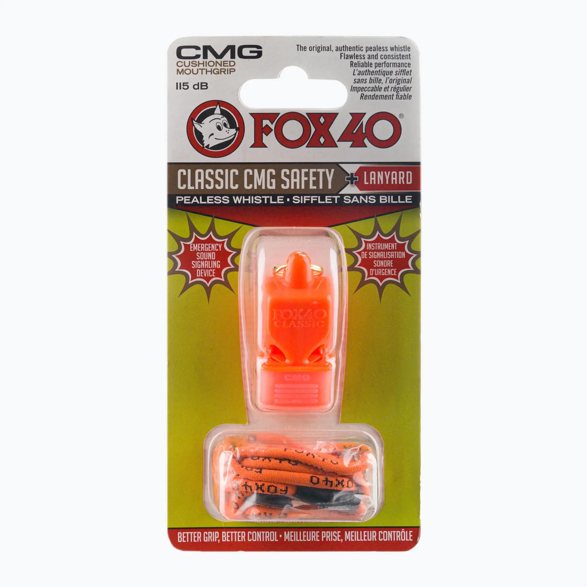Gwizdek ze sznurkiem Fox 40 Classic CMG Safety 2/3