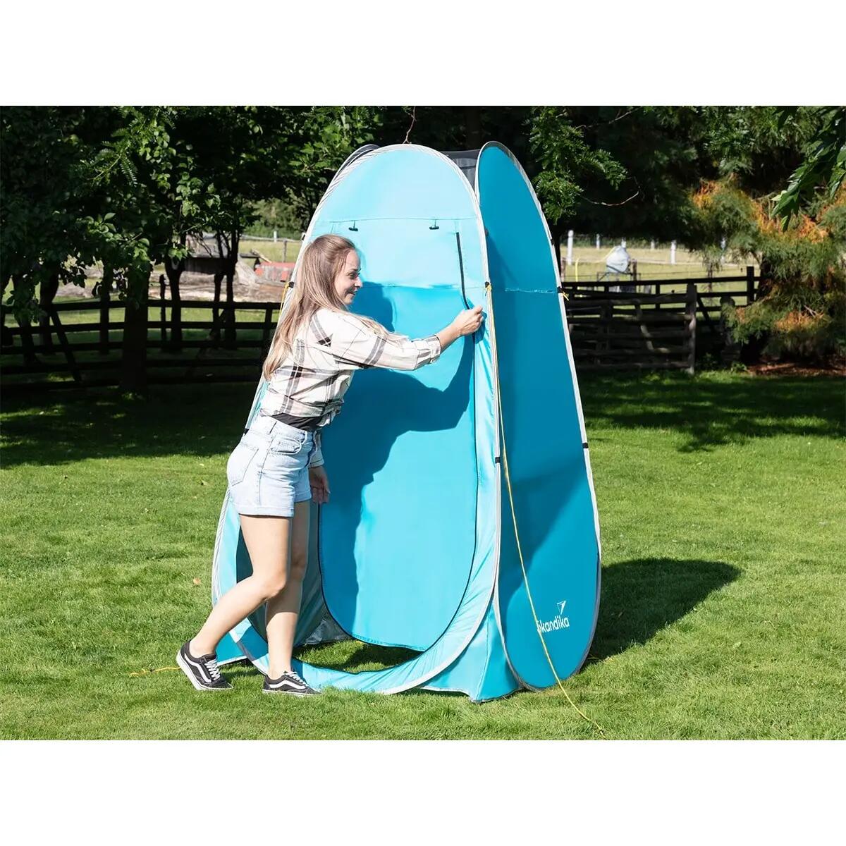 Tienda de Ducha Camping Pop Up | vestidor con 210 cm de altura 5/15