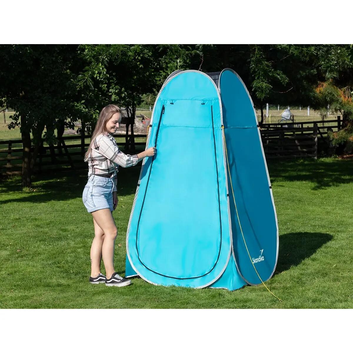 Tienda de Ducha Camping Pop Up | vestidor con 210 cm de altura 4/15