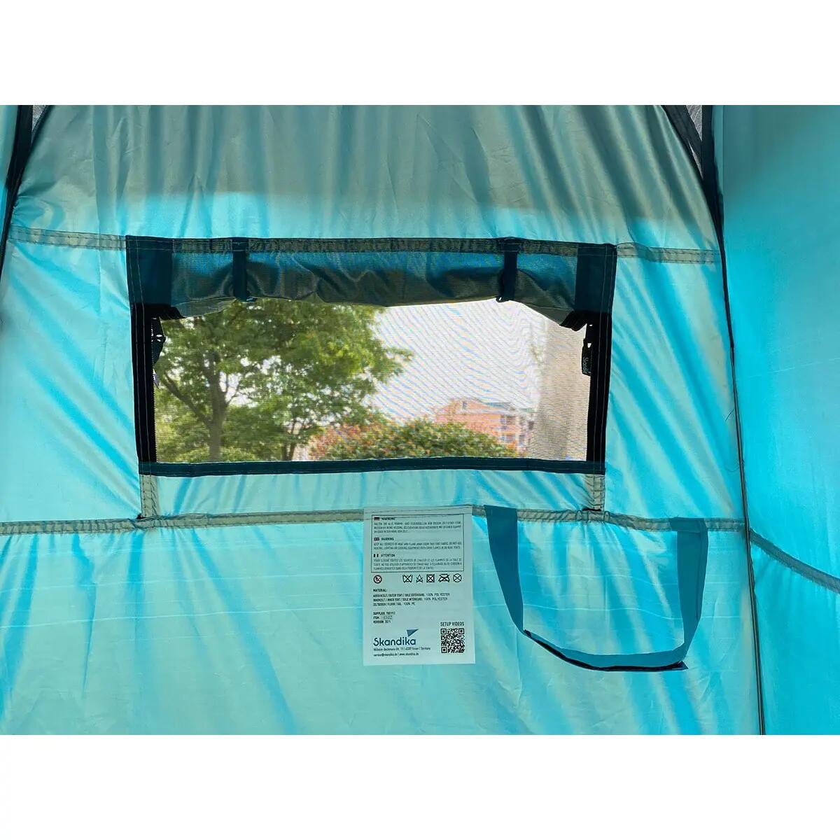 Tienda de Ducha Camping Pop Up | vestidor con 210 cm de altura 12/15