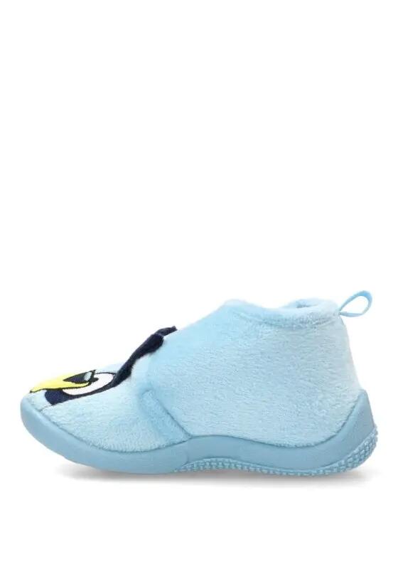 Bluey Kinder-Halbstiefel-Hausschuhe aus hellblauem Polyester 5/6