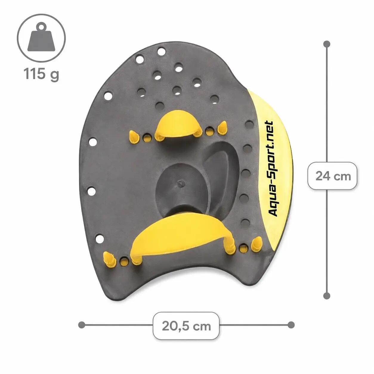 Wiosełka do pływania Aqua-Sport Swim Hand Paddle Pro 2/6