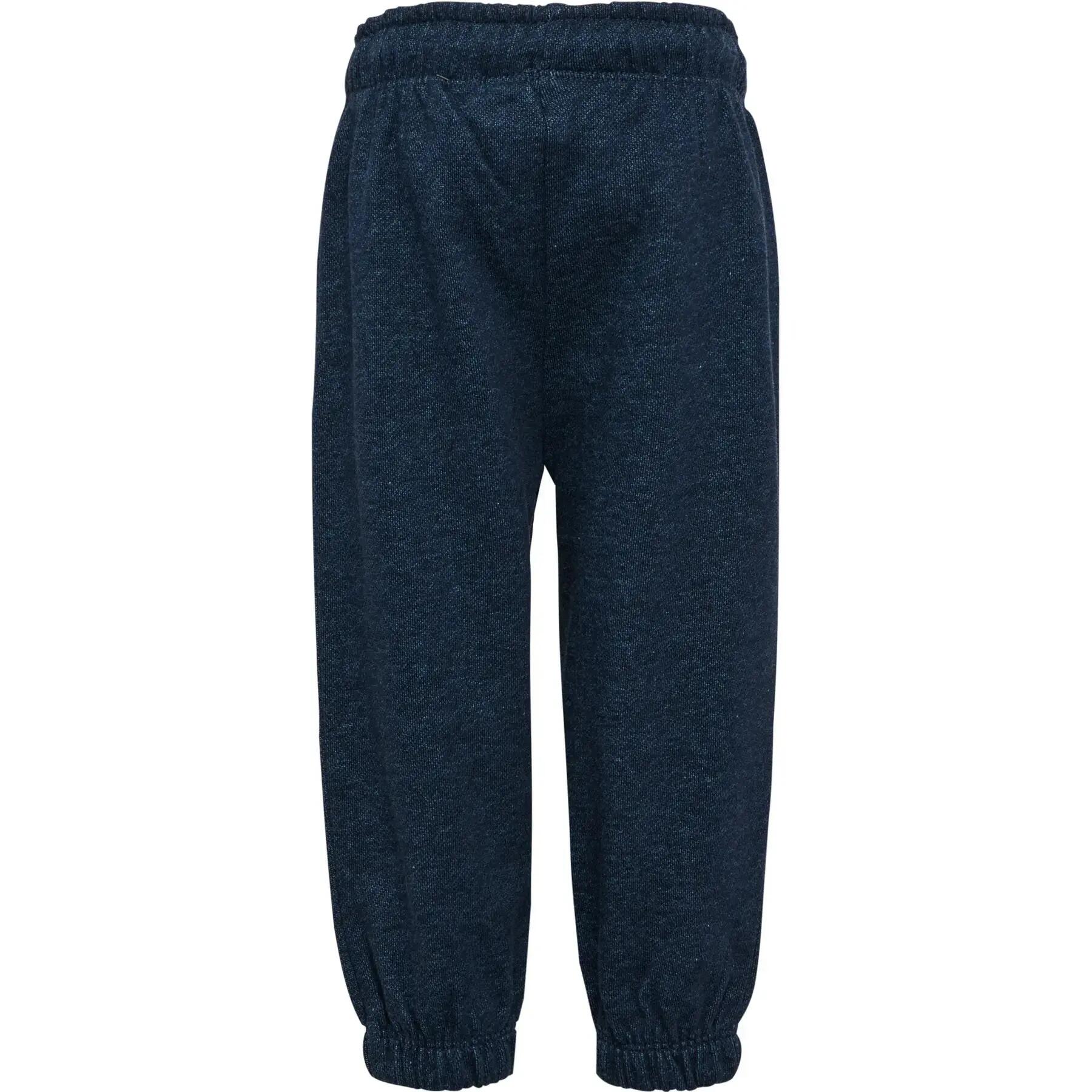 hummel Pantaloni sweat loose in cotone biologico per bambini – DRESS BLUES 3/4