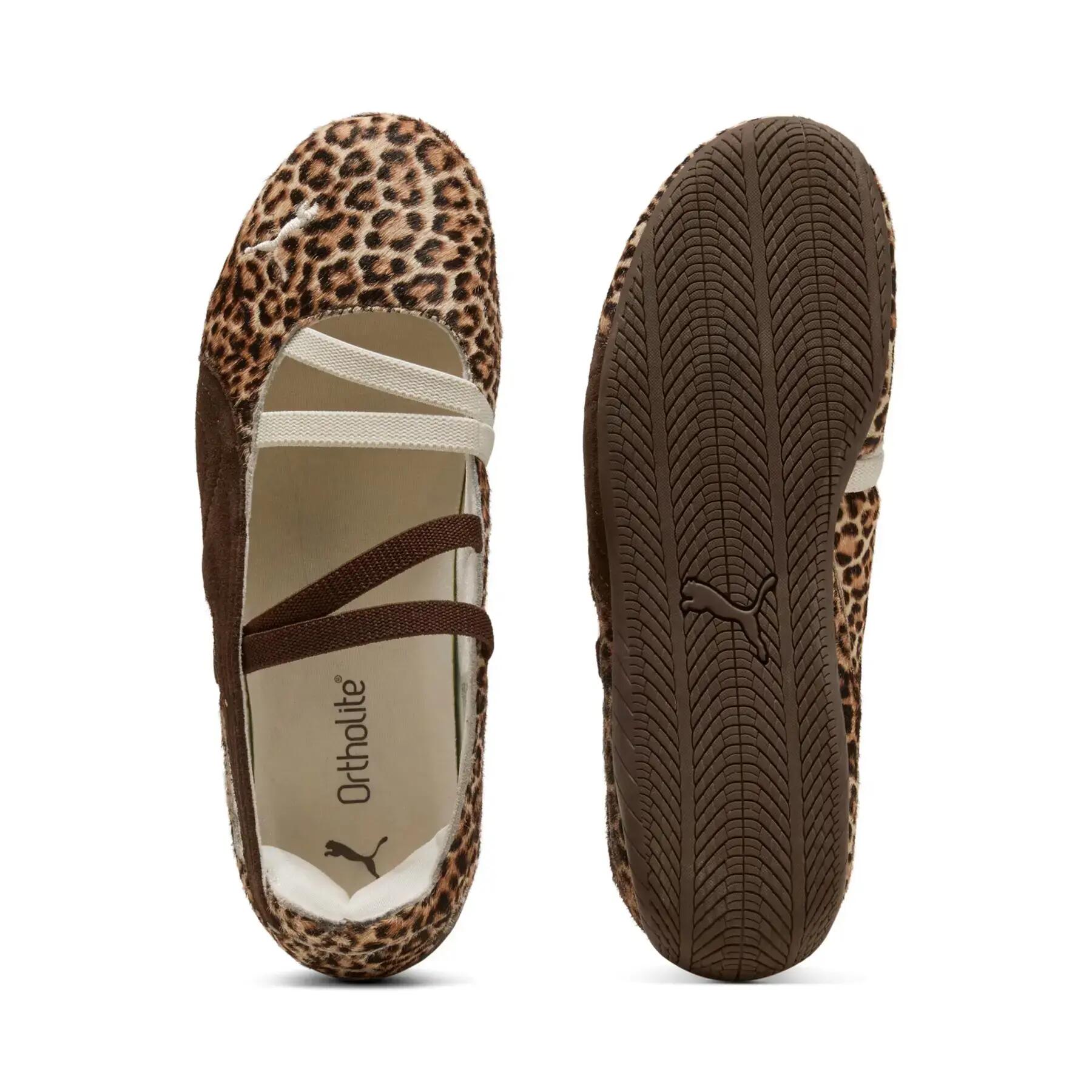 Puma Speedcat Ballet Wild W - Pony Hair Leopard, Chocolate 6/7