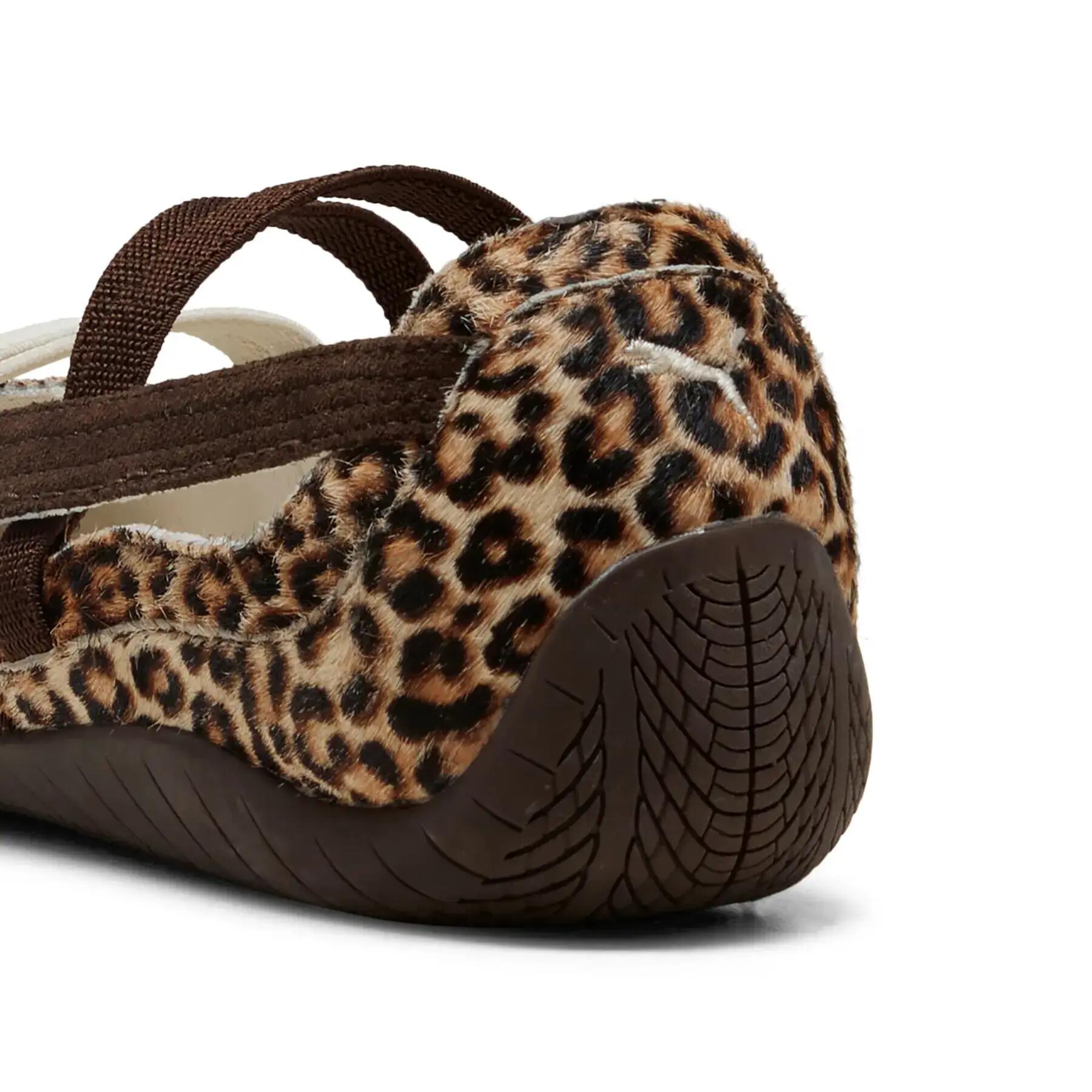 Puma Speedcat Ballet Wild W - Pony Hair Leopard, Chocolate 5/7