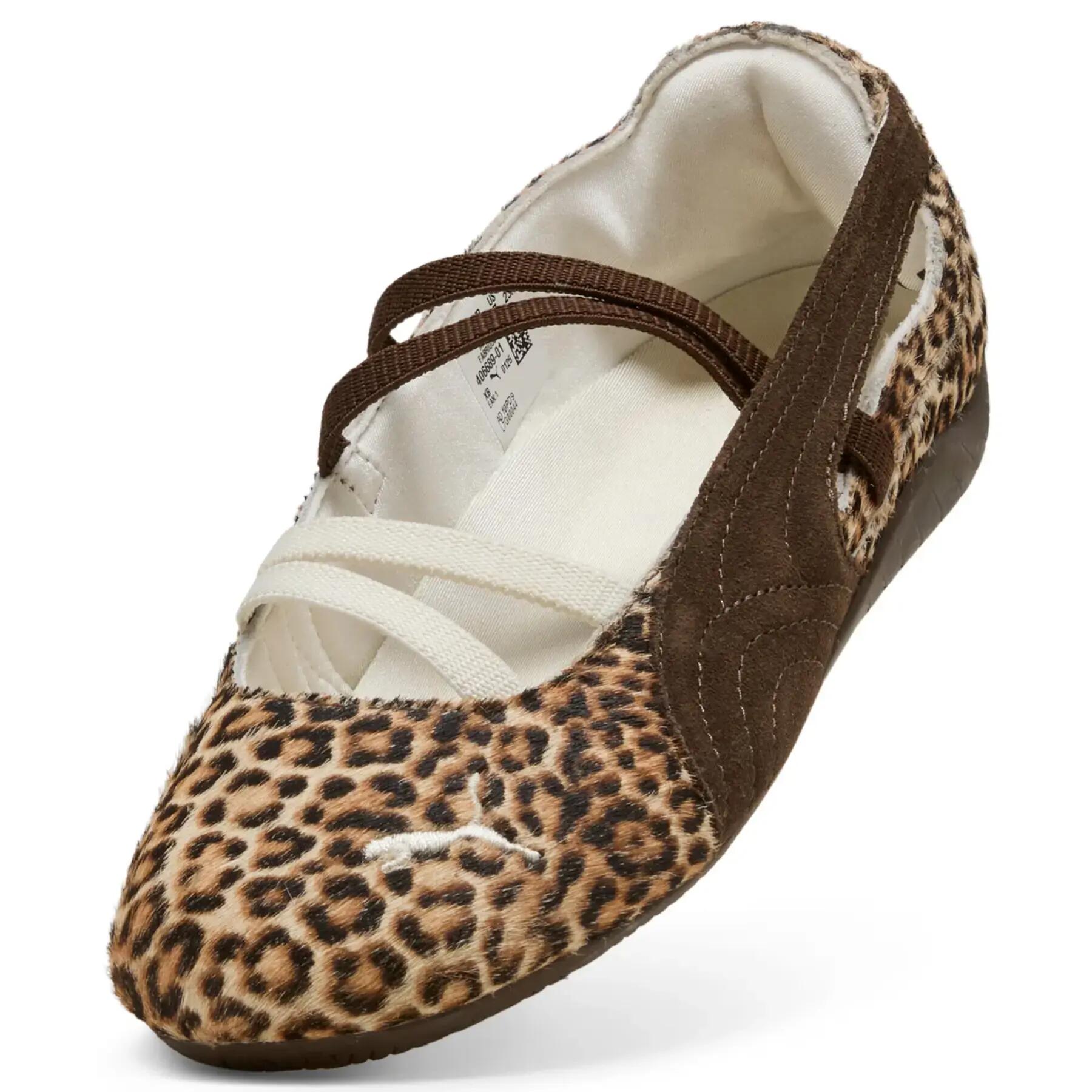 Puma Speedcat Ballet Wild W - Pony Hair Leopard, Chocolate 4/7