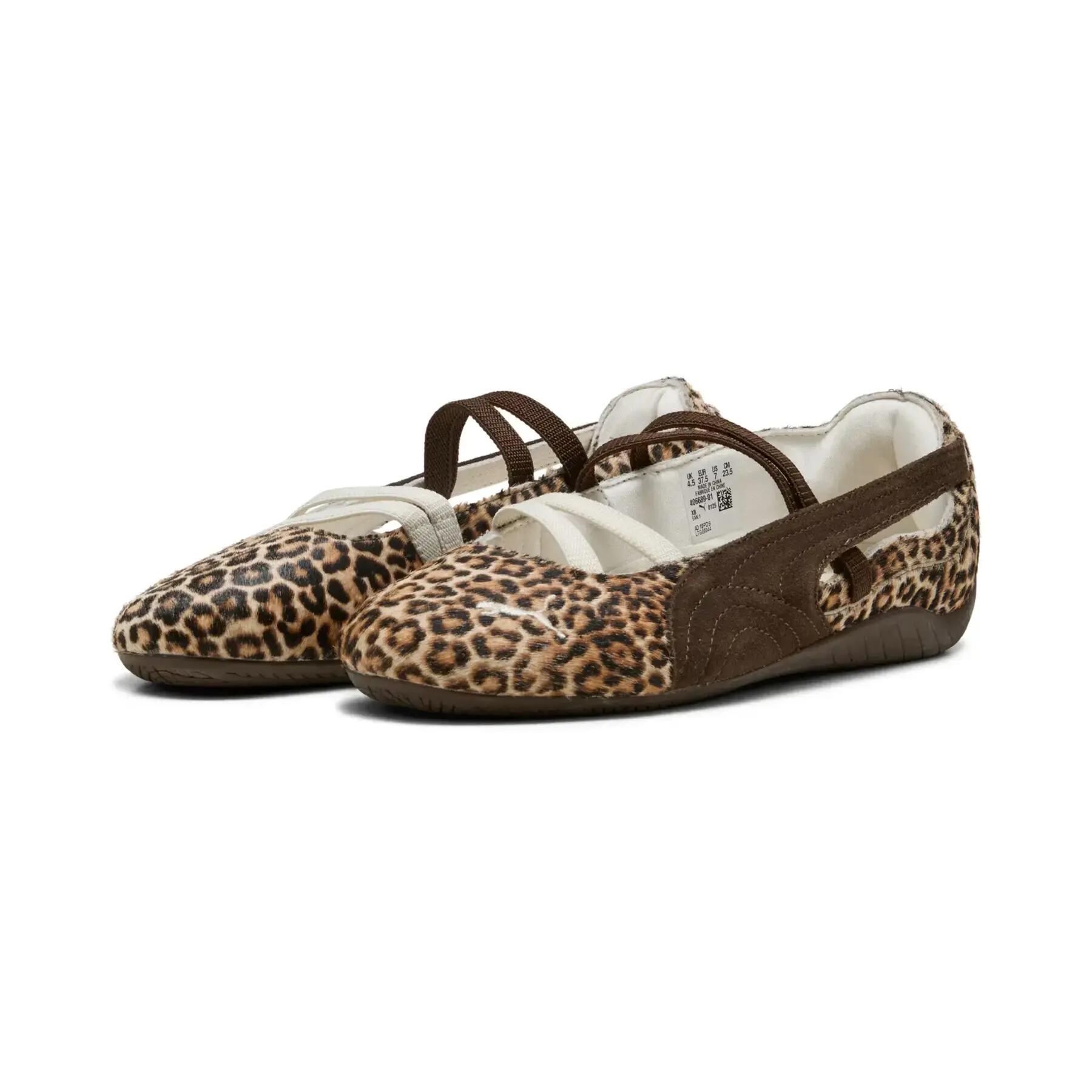 Puma Speedcat Ballet Wild W - Pony Hair Leopard, Chocolate 3/7