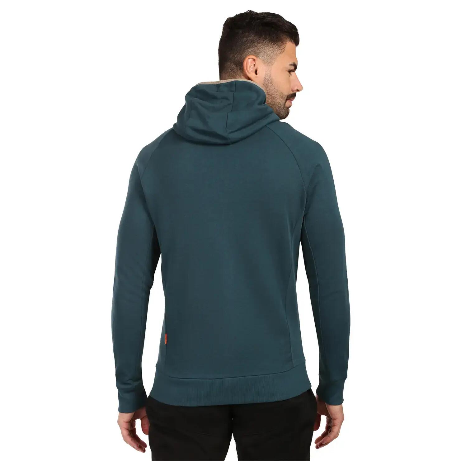Stylish and comfortable en coton sweat à capuche Kilpi BALU-M 2/4