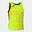 T-shirt de alça Homem Joma Elite viii azul marinho amarelo fluorescente