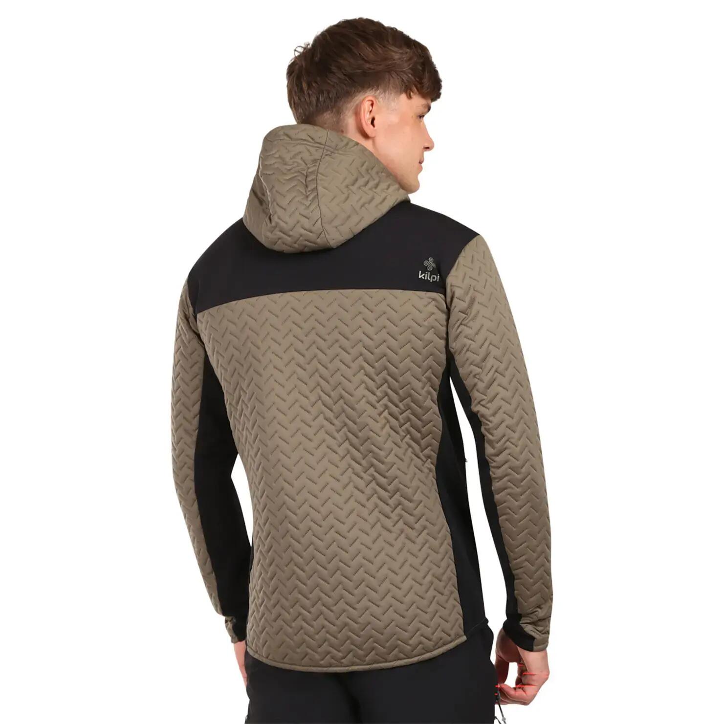 Kilpi Nevia-M Herren Fleecejacke mit Kapuze grün 2/3
