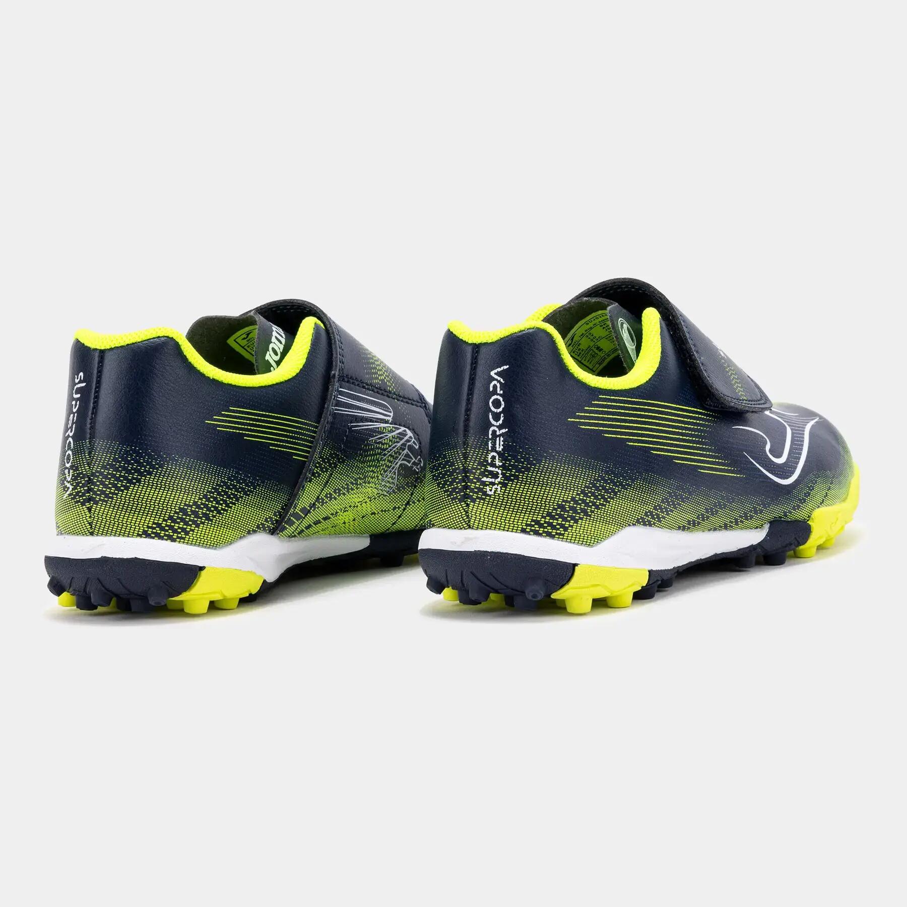 Chaussures Football Football Enfants Joma Supercopa Jr 26 TF Bleu Marine 3/5
