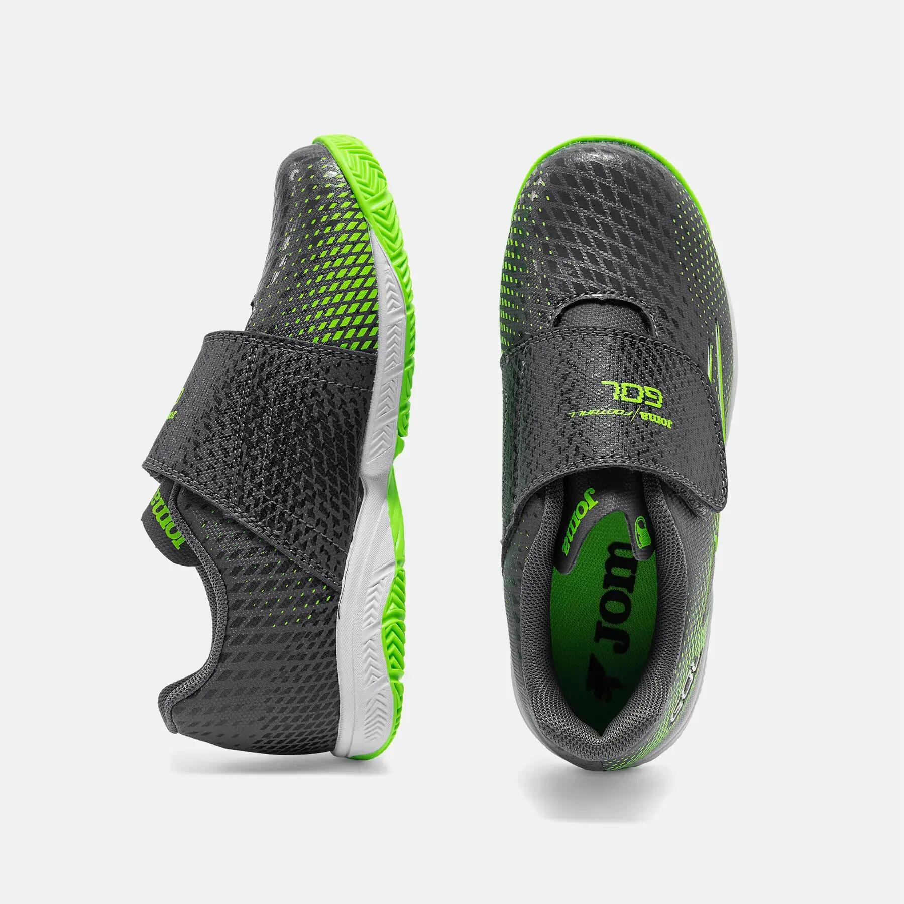 Scarpe da sport per bambini Joma gol 2622 grigie. 4/5