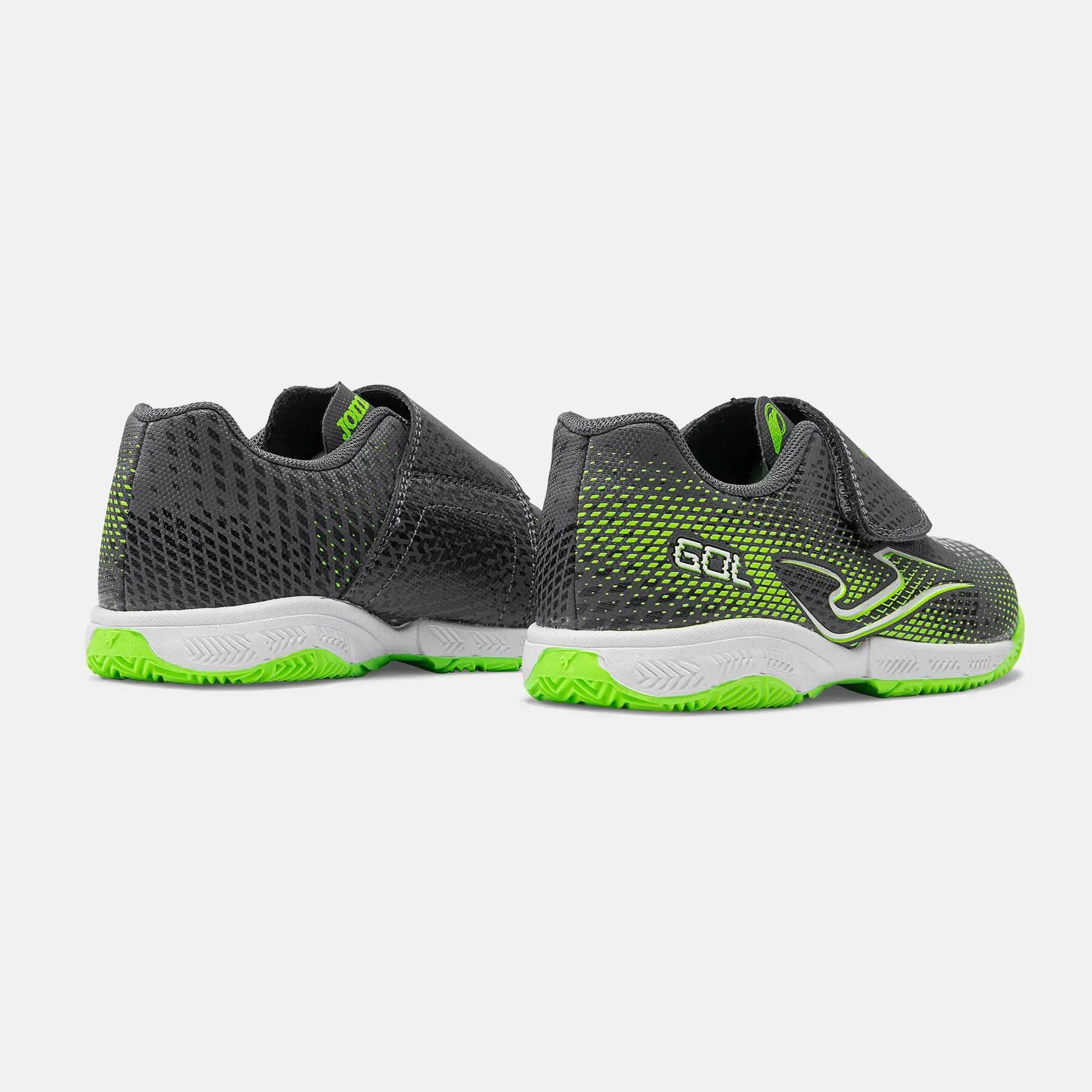 Scarpe da sport per bambini Joma gol 2622 grigie. 3/5