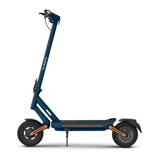 Trottinette électrique OLSSON QUANTUM BLUE Moteur 580W autonomie 38 km 10000mAh