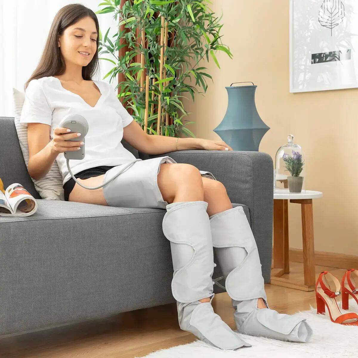Massaggiatore per Gambe a Compressione d'Aria InnovaGoods 6,5 W 6/7