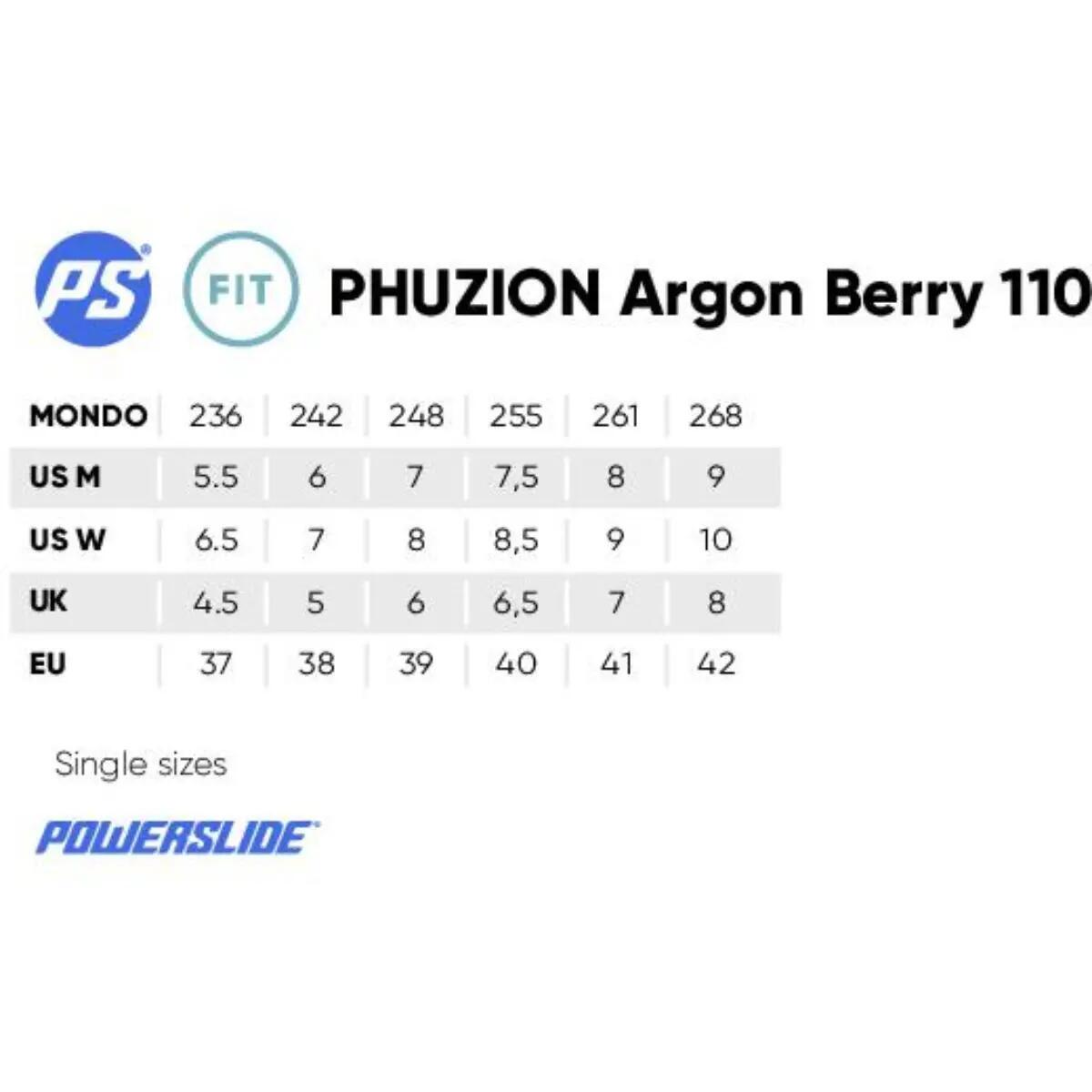 Freestyle kolečkové brusle Powerslide Phuzion Argon 110 2/7