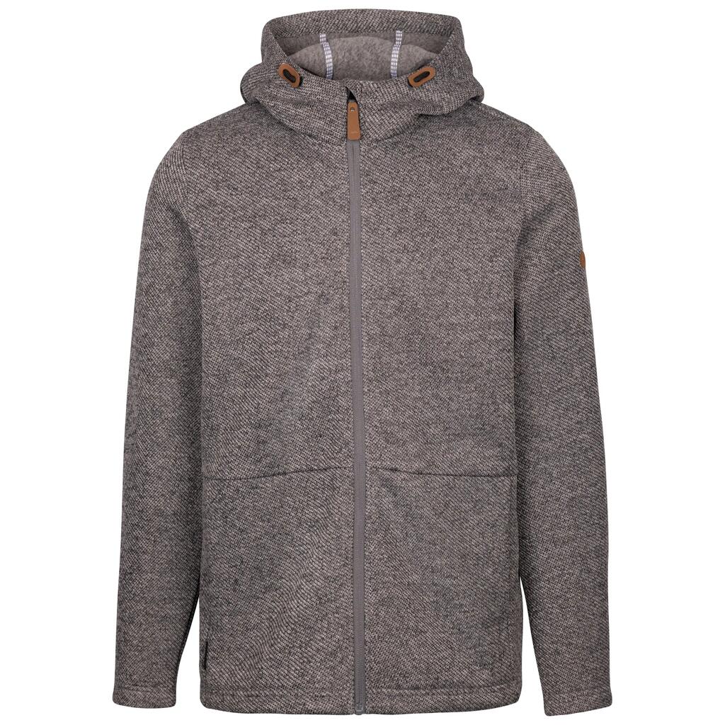 Mens Hoodie Faddiley - Casual Full Zip Knitted Hoodie with Pockets