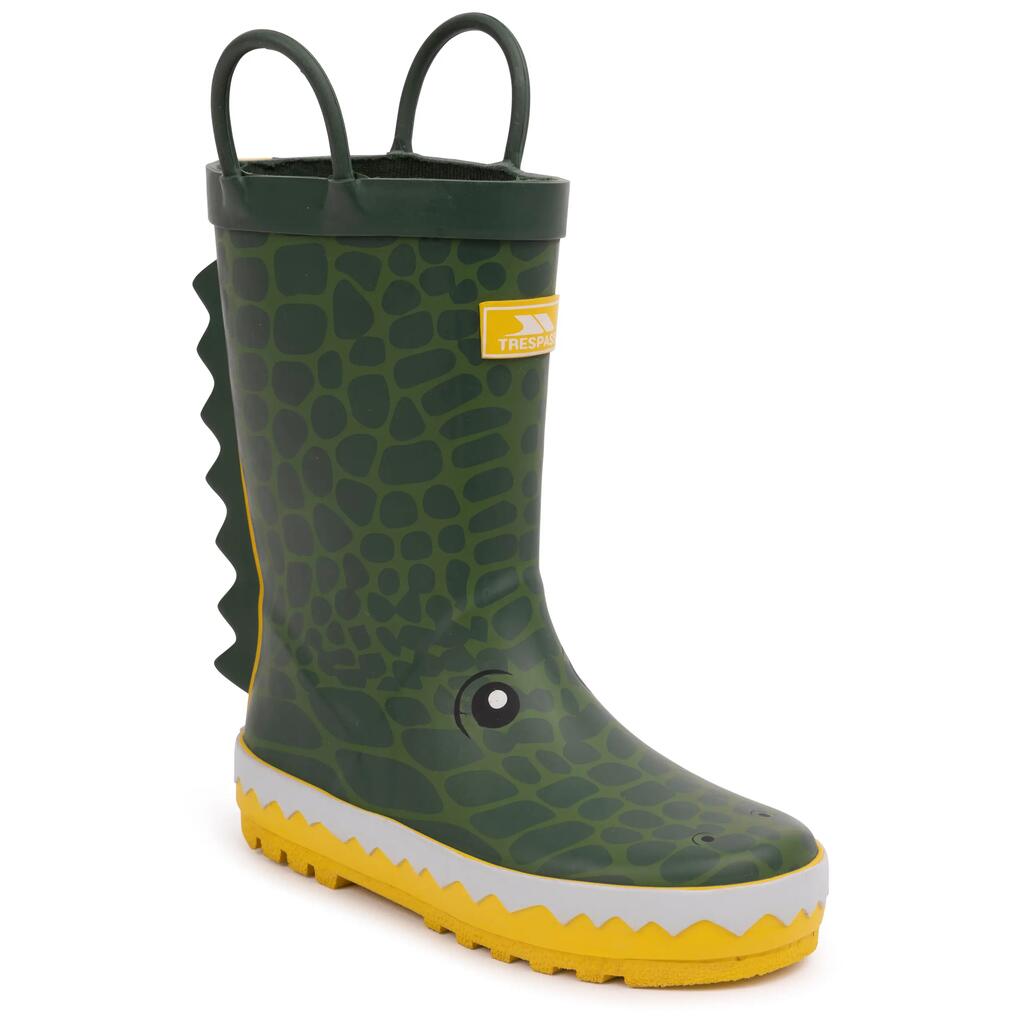 Unisex Kids Fun 3D Animal Features Wellington Boots - Character