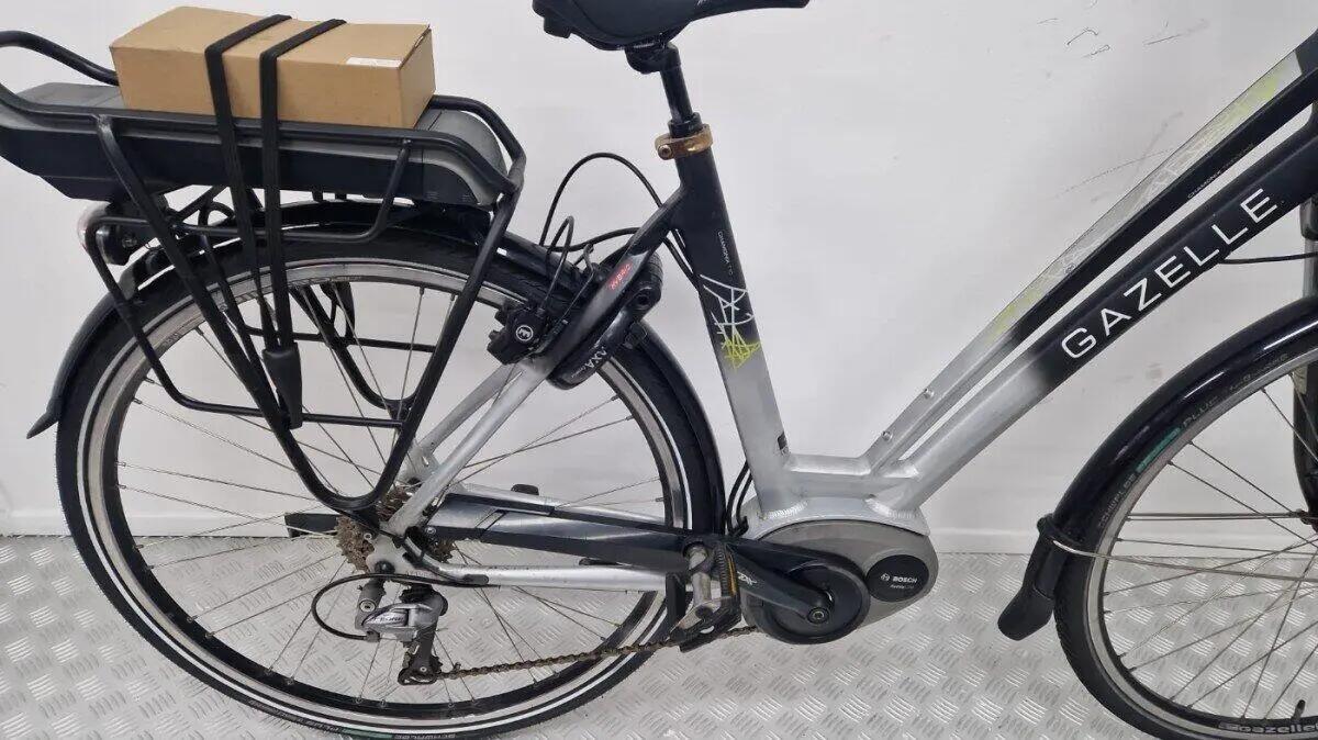 Gazelle chamonix | Gebruikt | 6 maanden garantie | 28 inch 248Wh, zwart 3/3