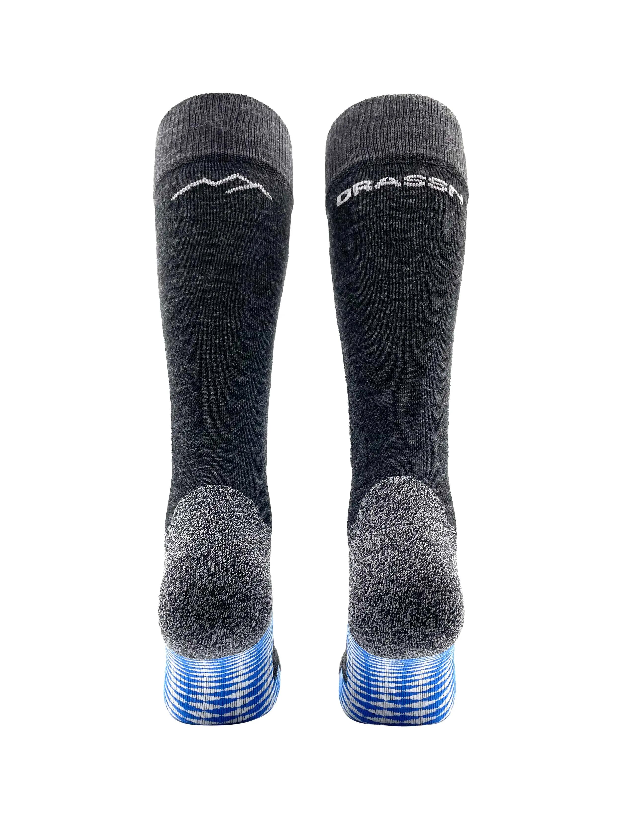 CHAUSSETTES SKI SNOWBOARD MÉRINOS FEMME HOMME ANTI-ABRASION ANTI-AMPOULES 3/6
