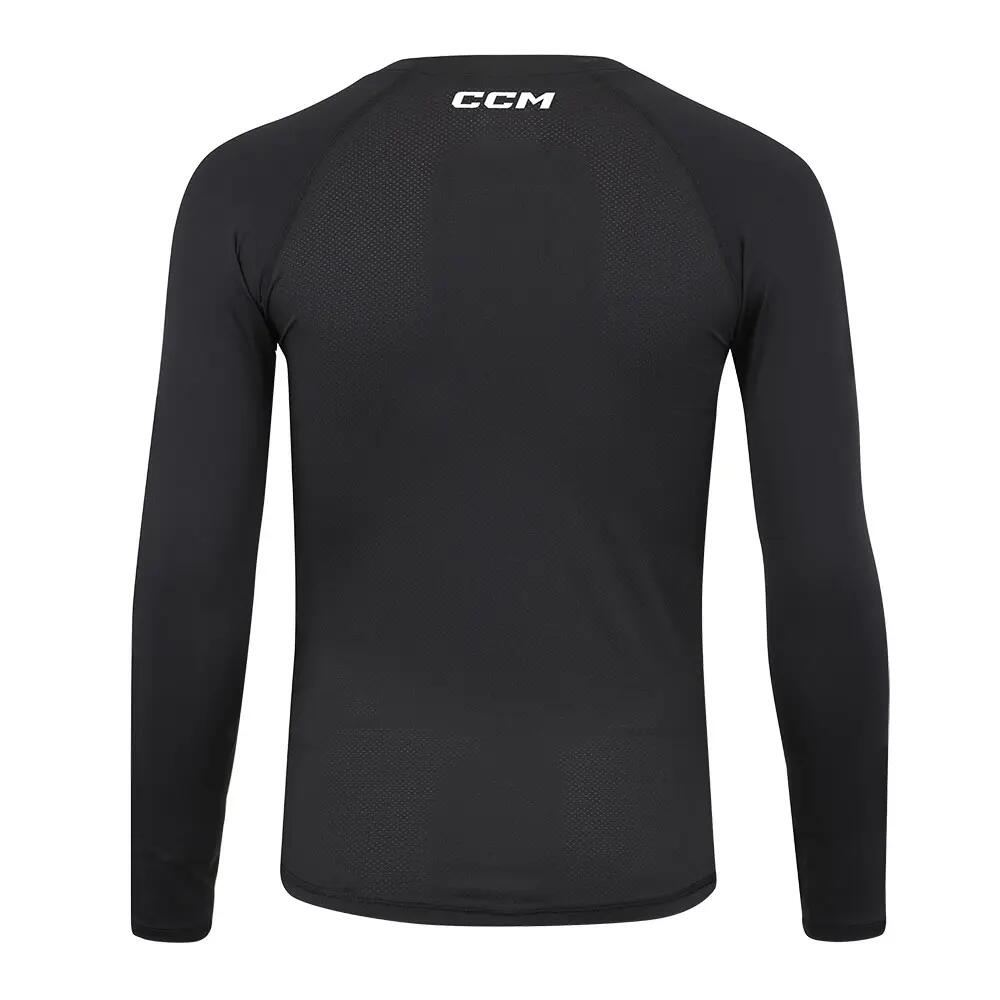 Camiseta de compresión de manga larga - Hockey sobre hielo - Niños - Negro 2/4