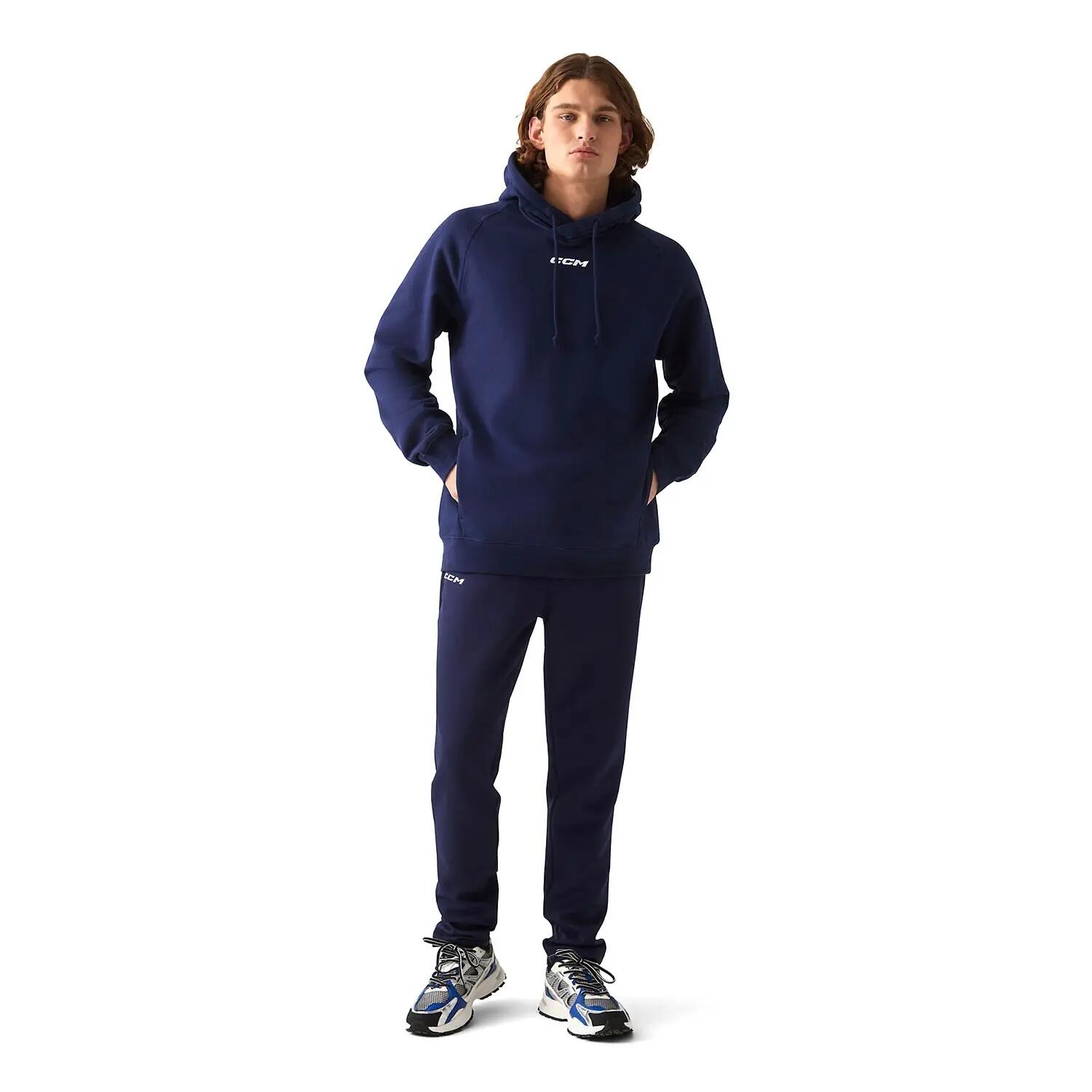 Team portshirt met capuchon - Volwassenen - Blauw 4/6
