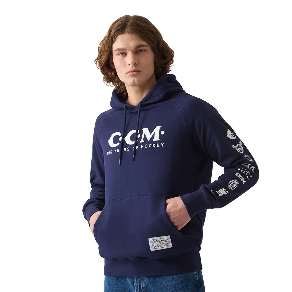 125 Años - Camiseta Deportiva con Capucha - Adultos - Azul 2/6