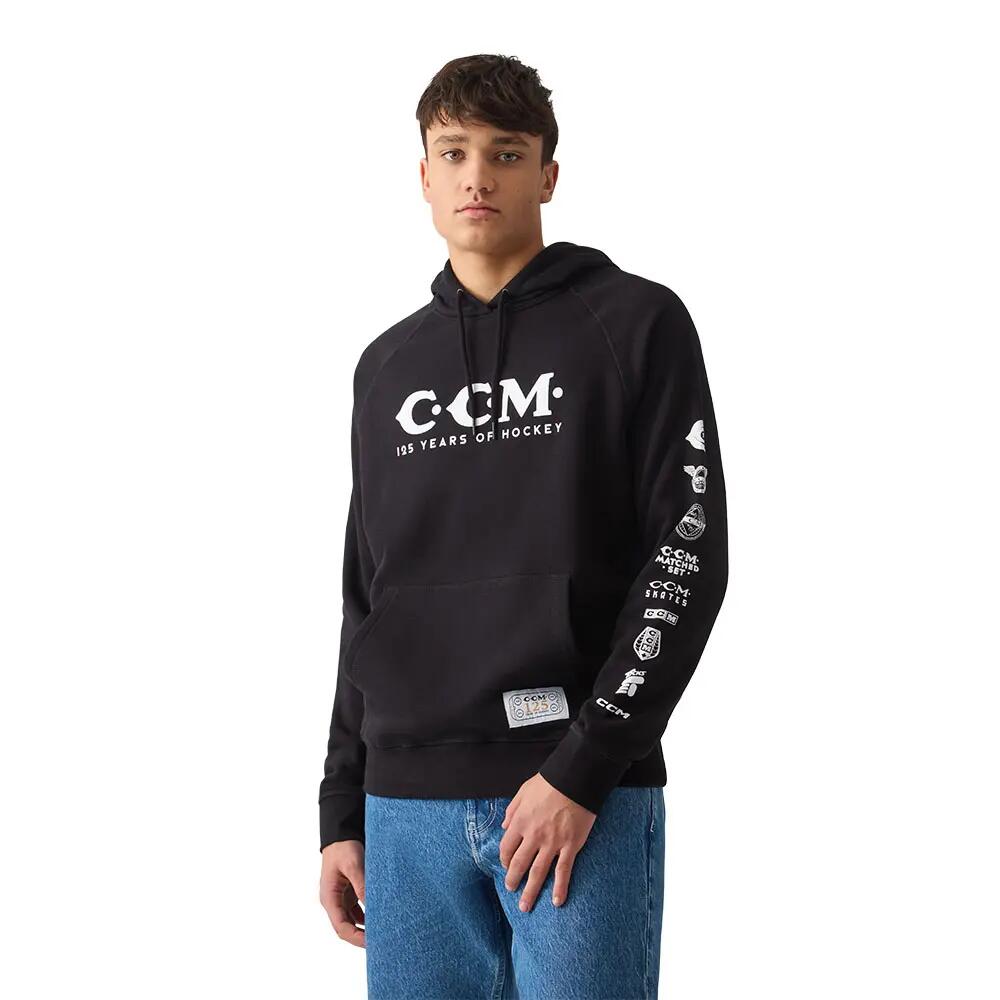 125 Años - Camiseta Deportiva con Capucha - Adultos - Negro 4/6