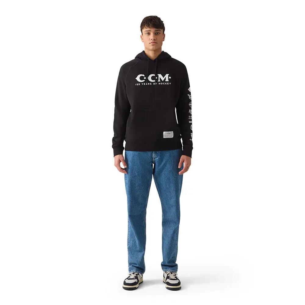125 Años - Camiseta Deportiva con Capucha - Adultos - Negro 3/6