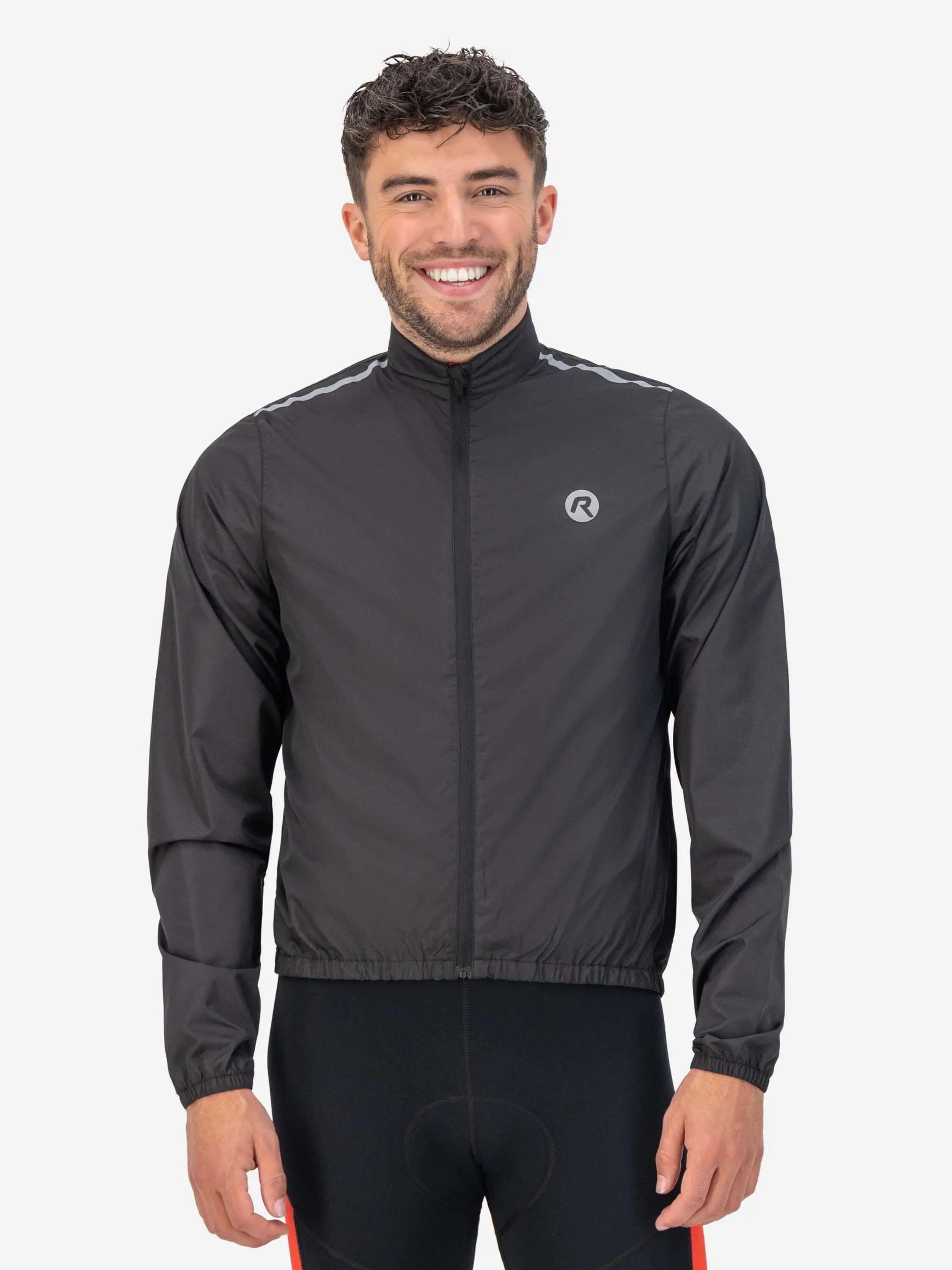 Wielrenjack Winddicht Fietsjas Heren Core Zwart 6/7