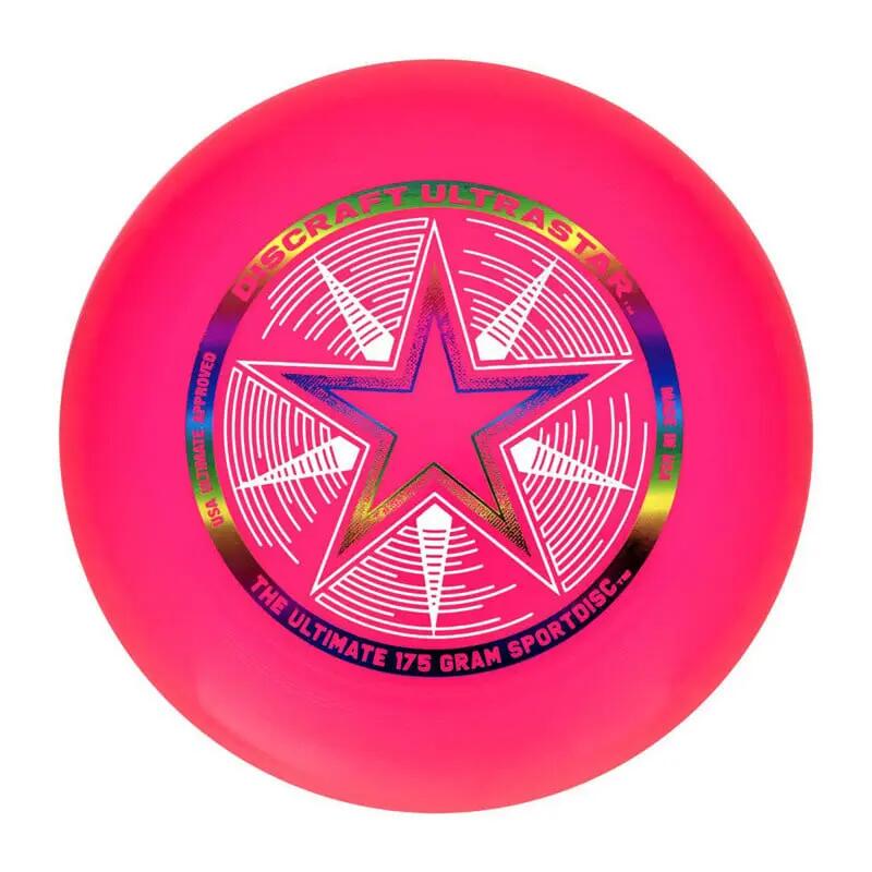 Disque de lancer Sport Ultimate - Discraft - Ultrastar Rose 175 gr 3/4