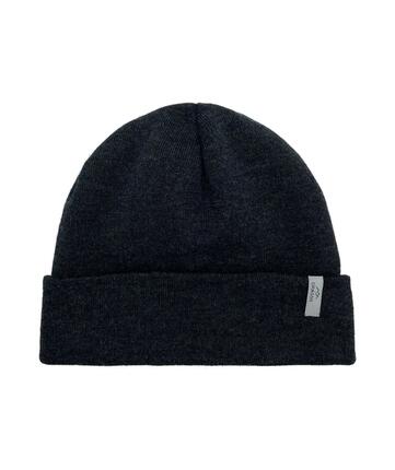 Bonnet mérinos femme homme Pleystein, coloris gris foncé