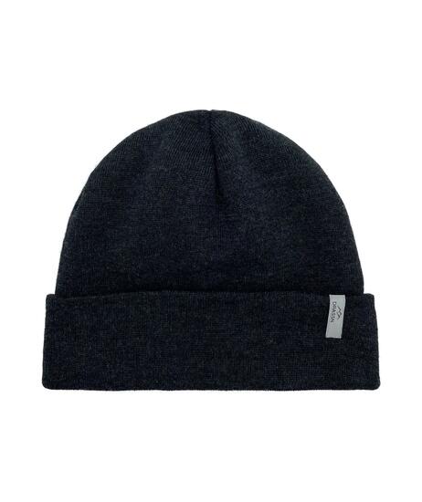 Bonnet mérinos femme homme Pleystein, coloris gris foncé