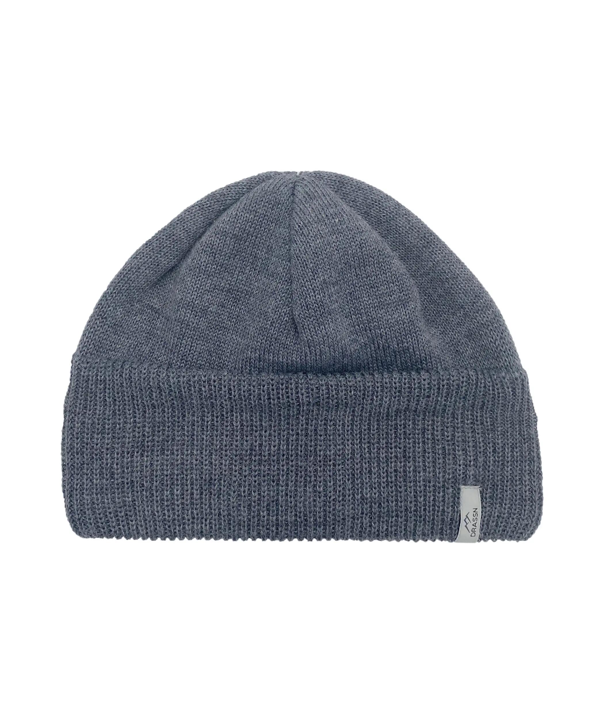 Berretto merino donna uomo Moosbach, colore grigio scuro 2/5