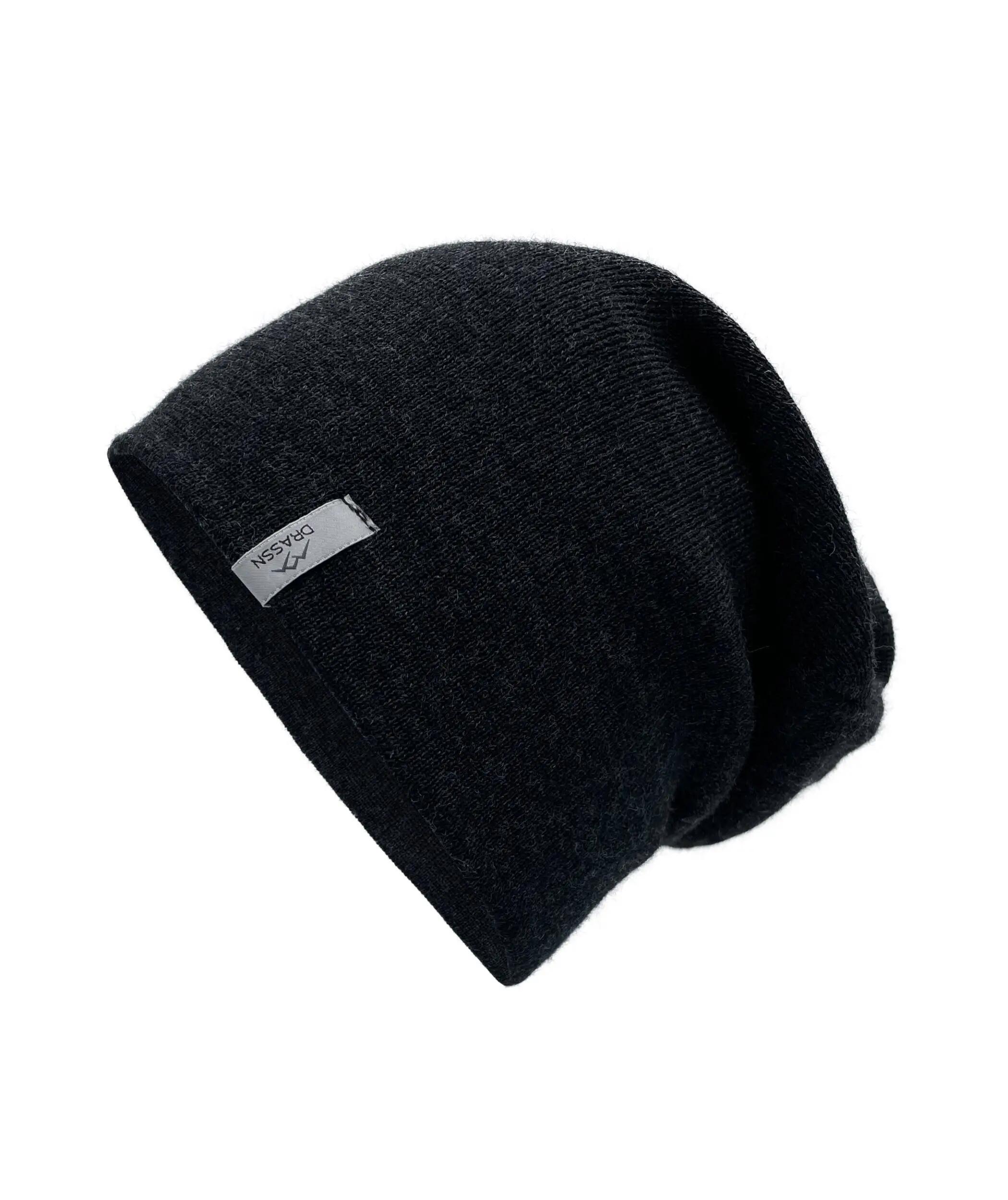 Bonnet mérinos femme homme Pleystein, coloris gris foncé 3/7