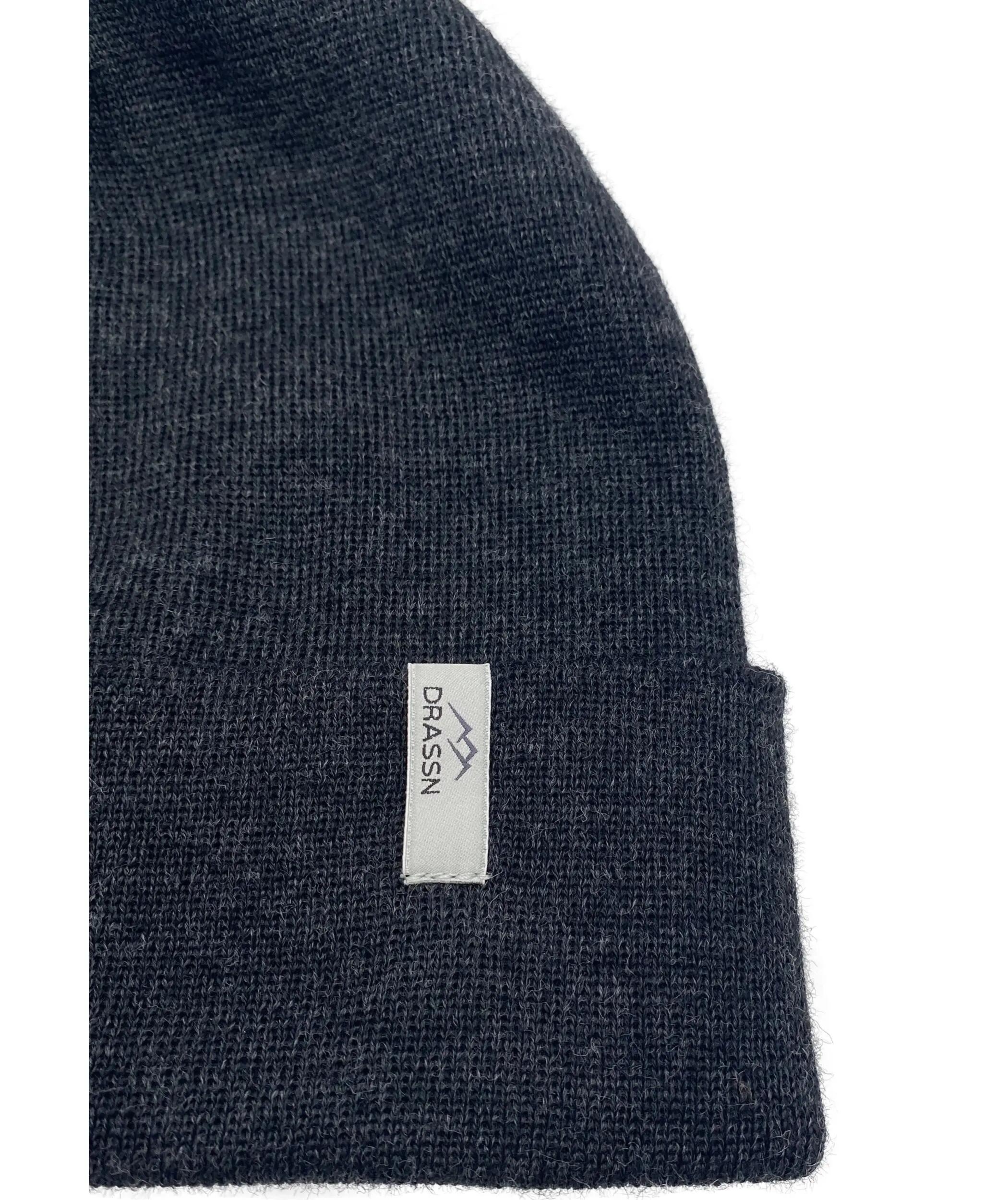 Bonnet mérinos femme homme Pleystein, coloris gris foncé 2/7